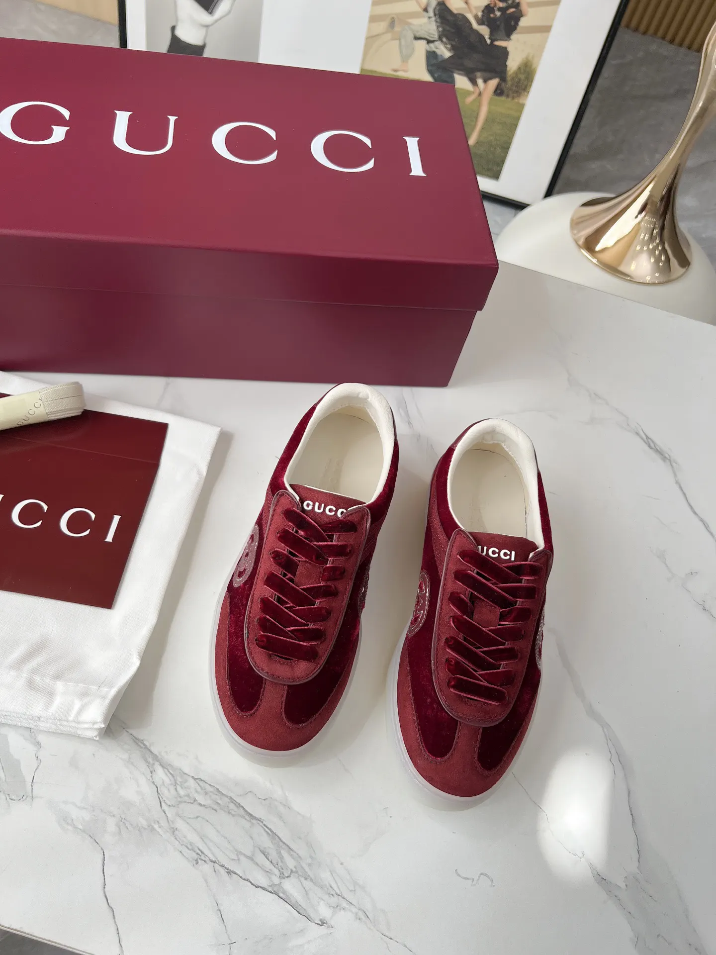 Gucci Logo休闲运动鞋