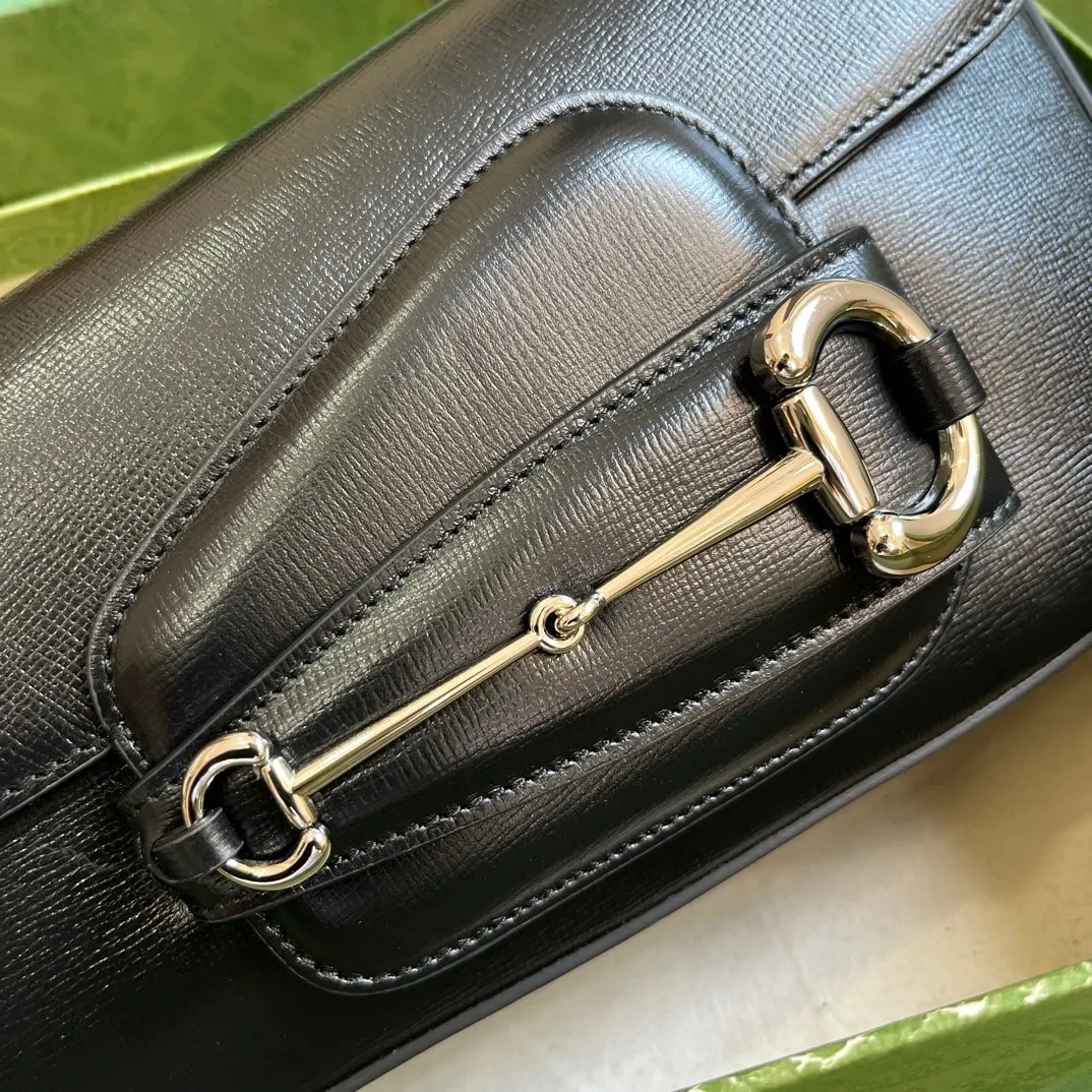 Gucci Horsebit 1955 老花马衔扣肩背包 单肩斜挎