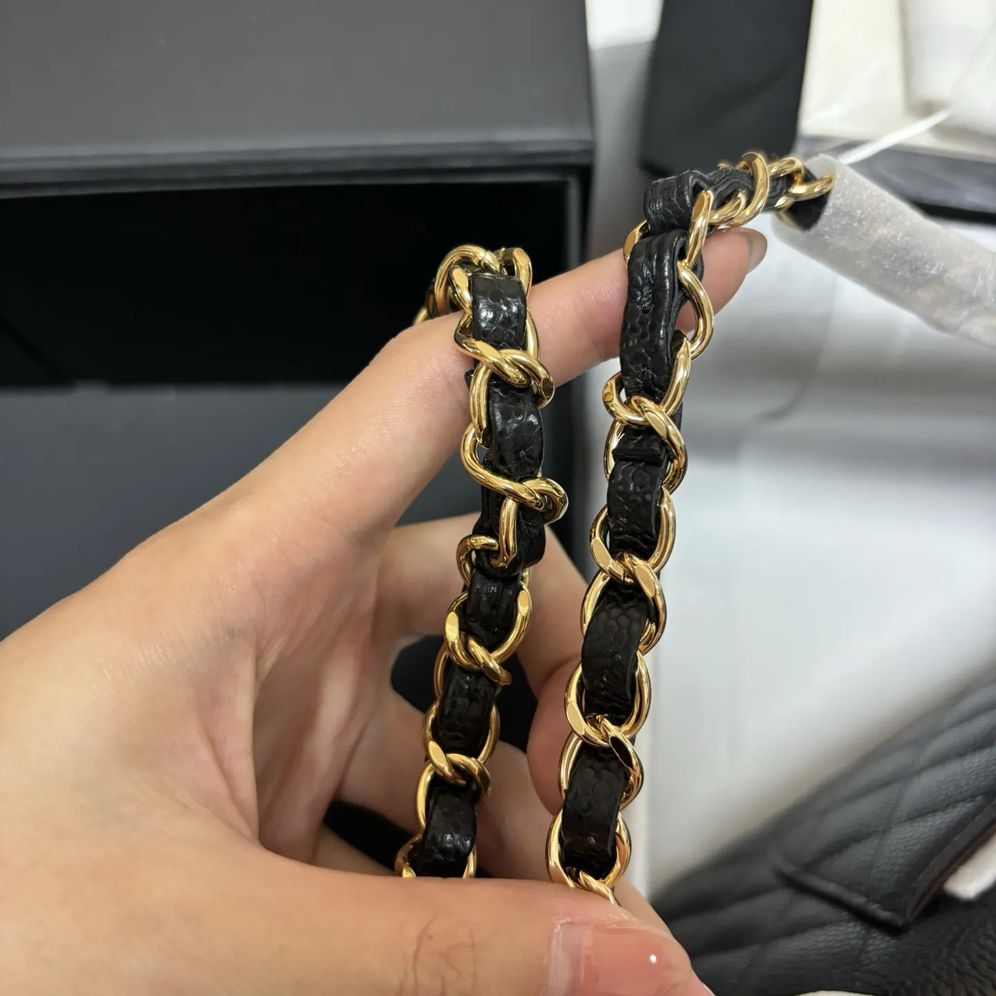 荔枝纹 CF黑金 鱼子酱 荔枝纹Hass 皮 腋下包 復古腋下背款