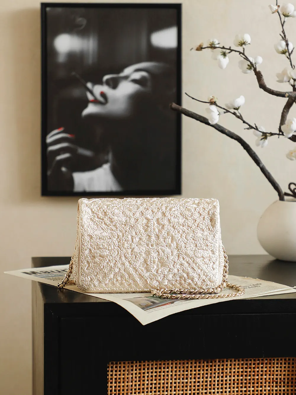 CHANEL 粉色 手提包 通勤手提款