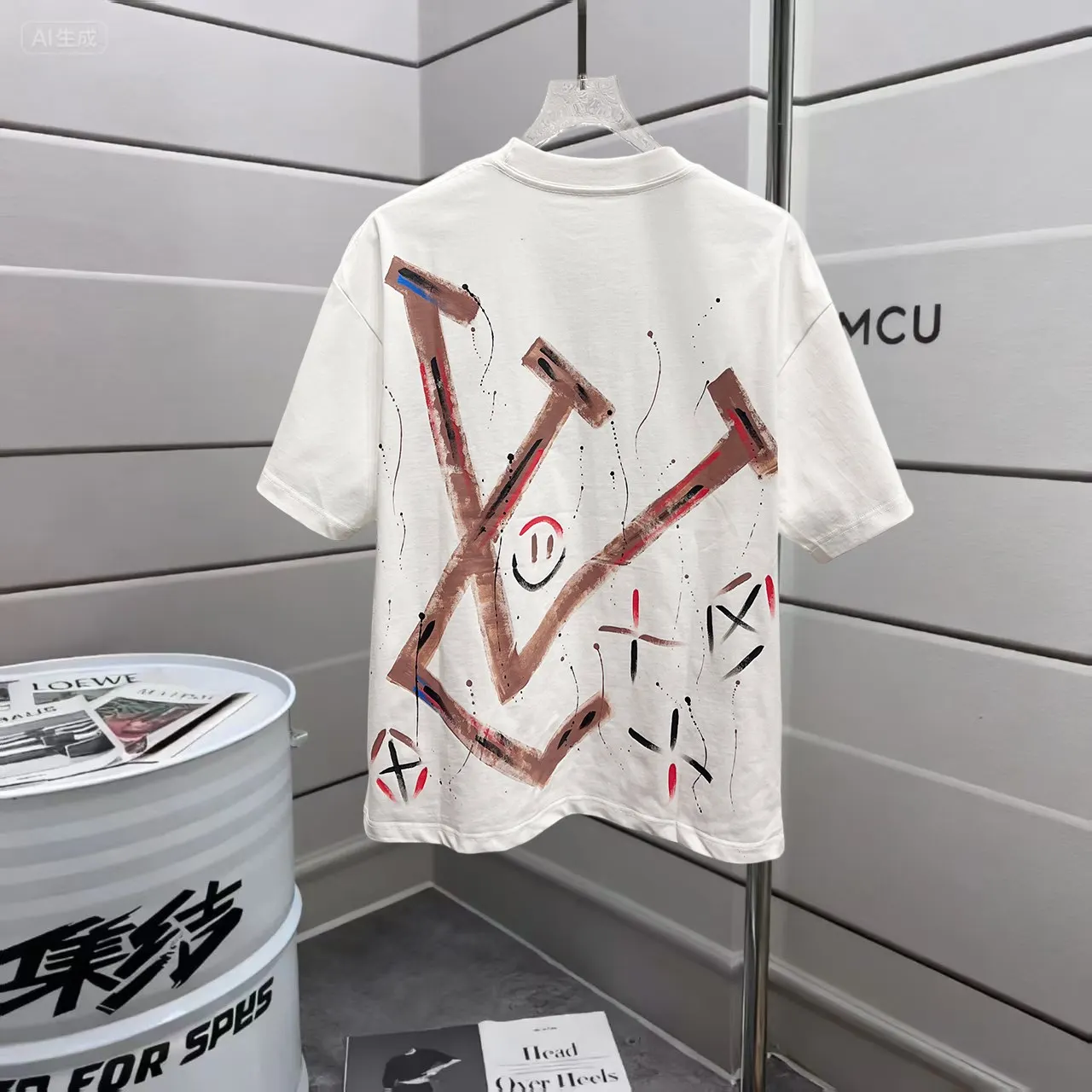 LV short sleeve T-shirt T-shirt Image 2 LV short sleeve T-shirt T-shirt Image 2