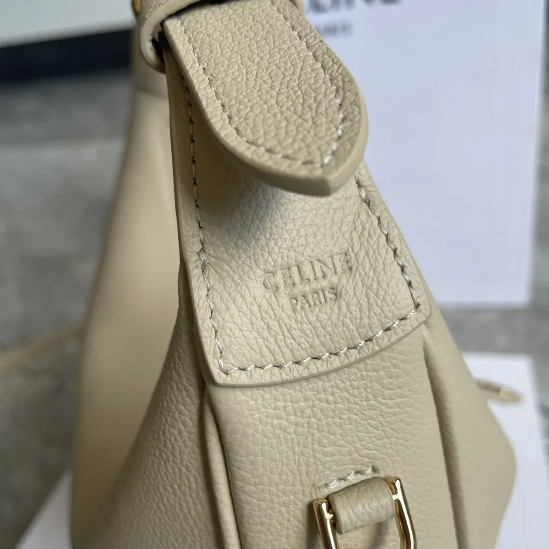 Beige Crossbody Bag Commuter Lightweight Leather Image 9 Beige Crossbody Bag Commuter Lightweight Leather Image 9