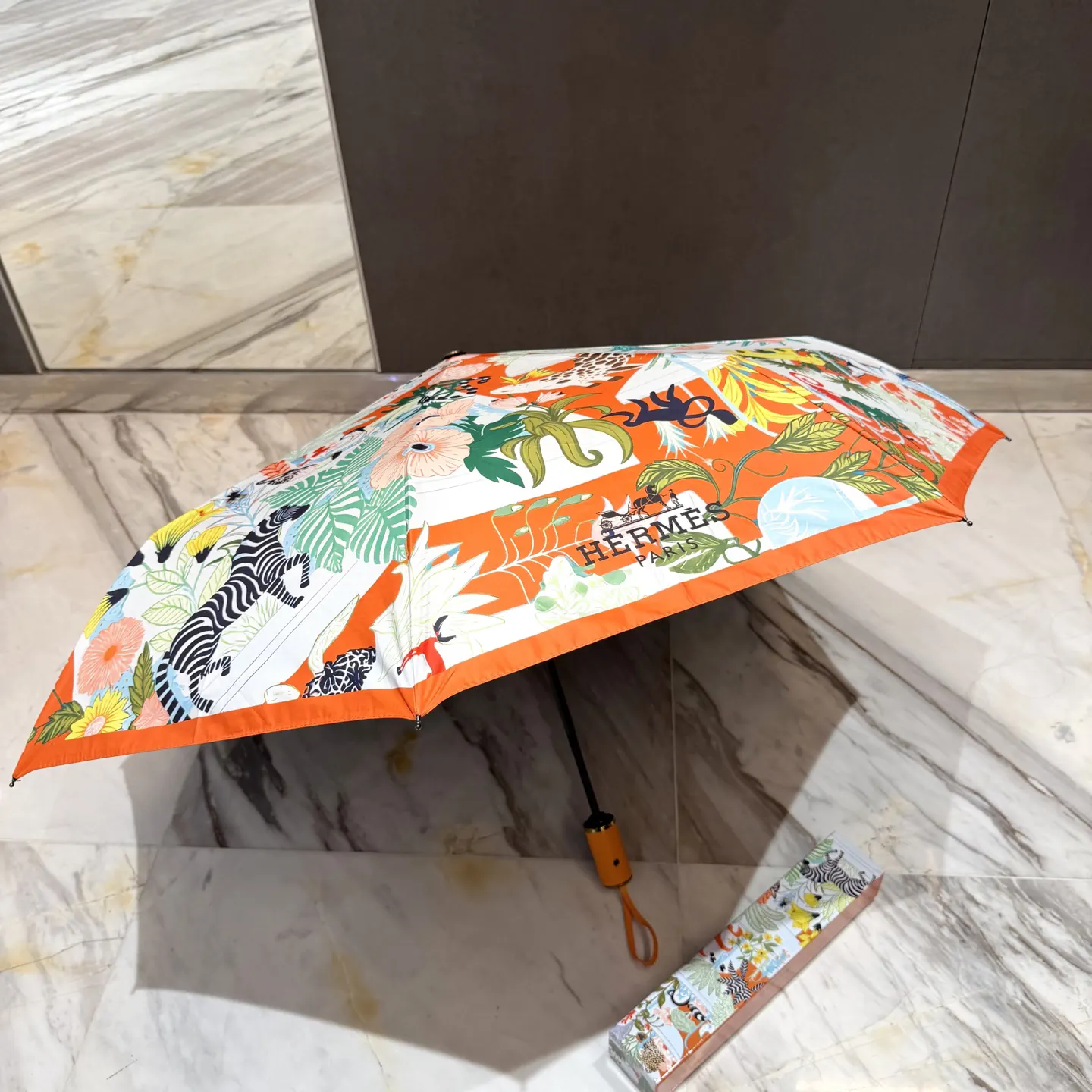 Hermès 黑色 雨伞 精致配飾