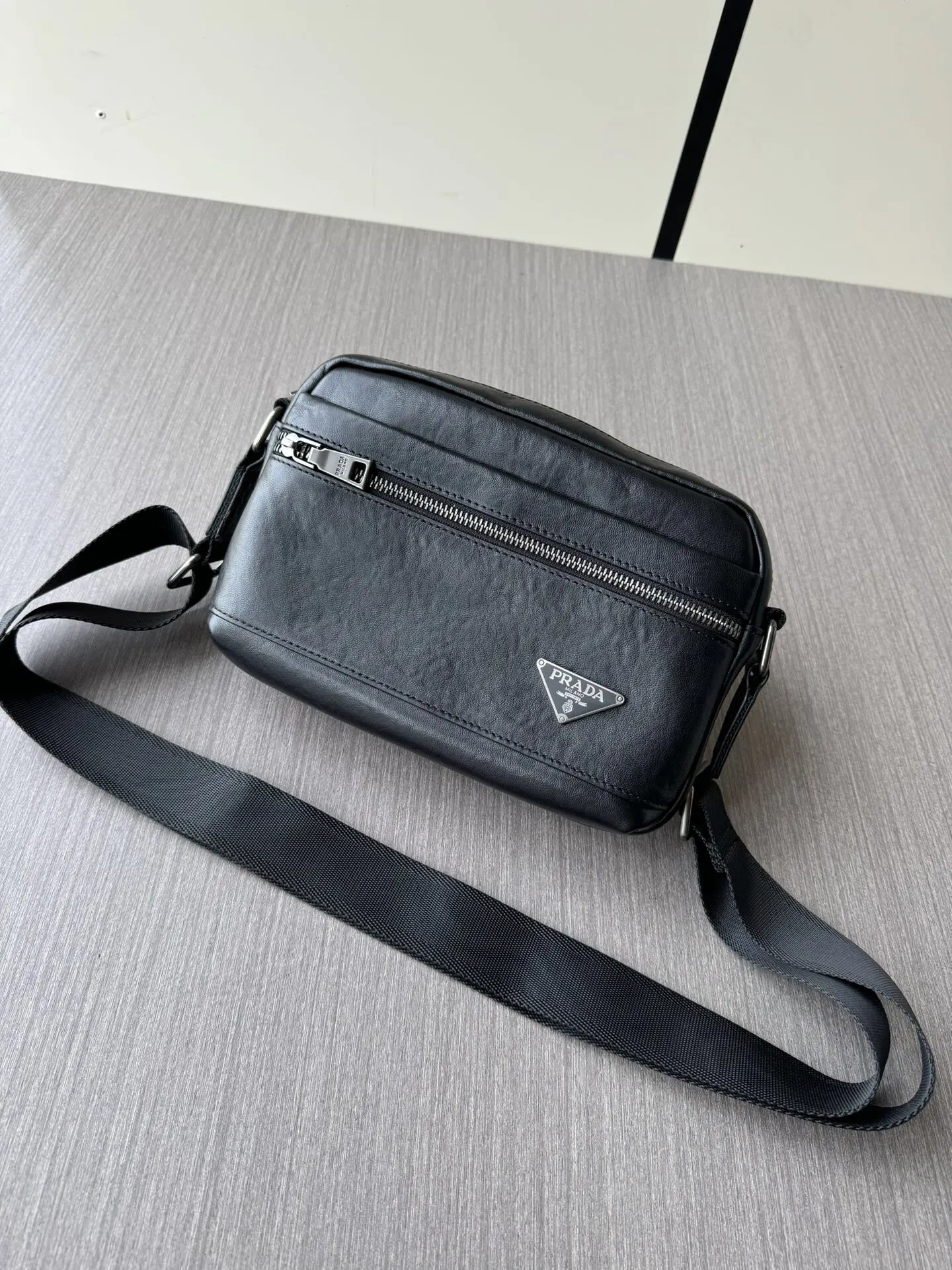 Prada Black Crossbody Bag Commuter Leather