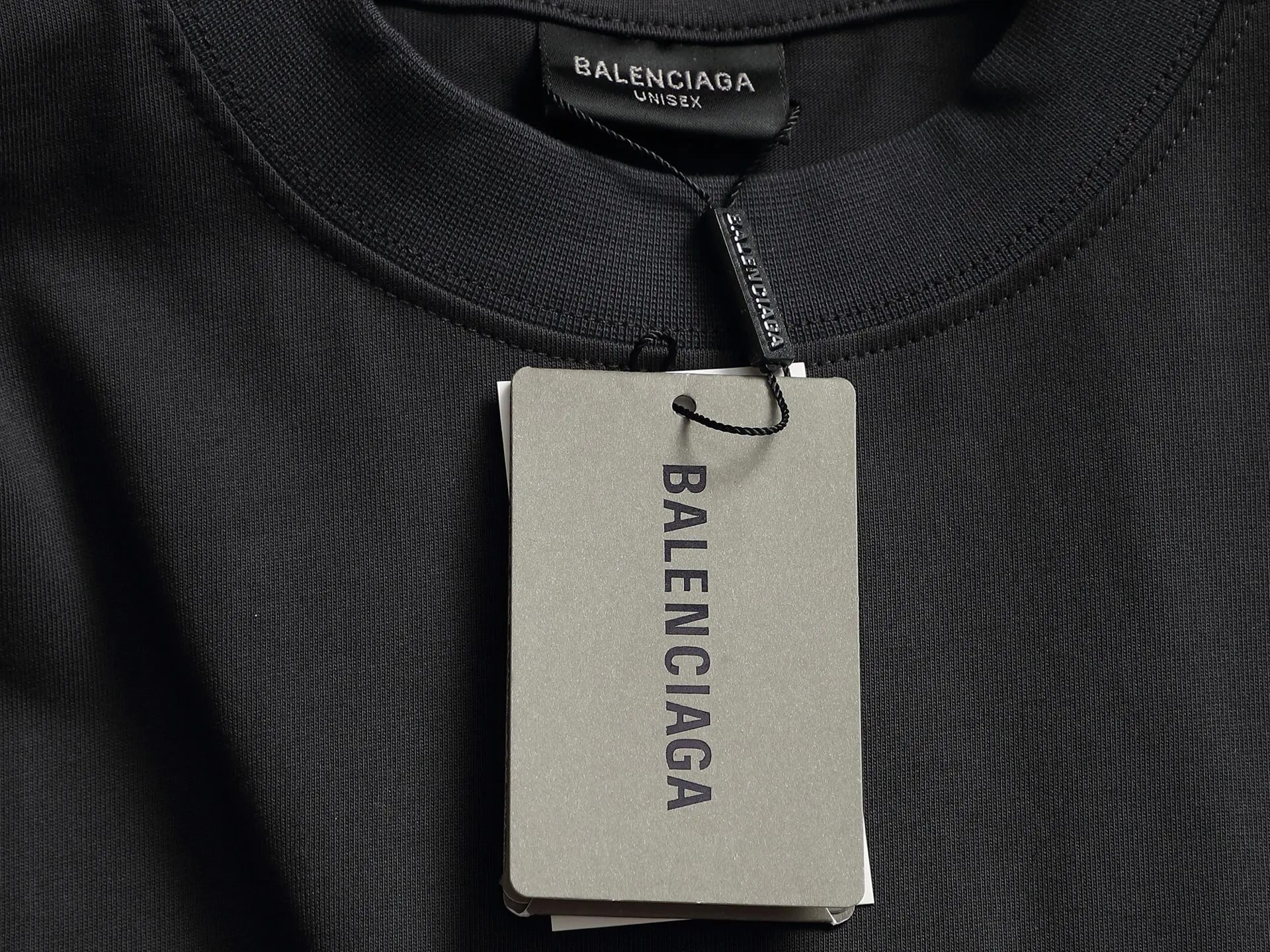 Balenciaga 黑色 Logo 短袖T恤