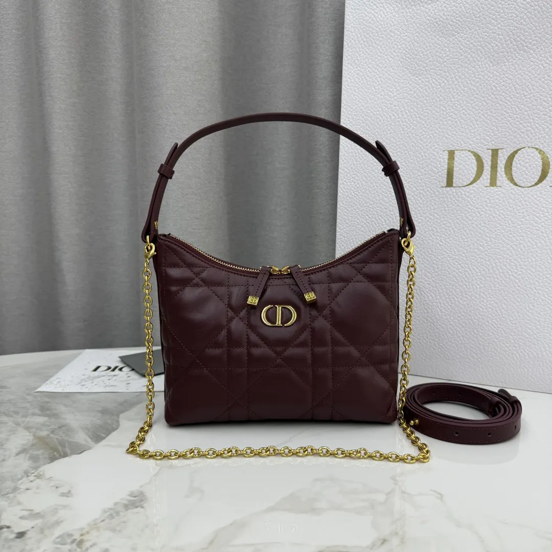 Dior Caro 红色 链条包