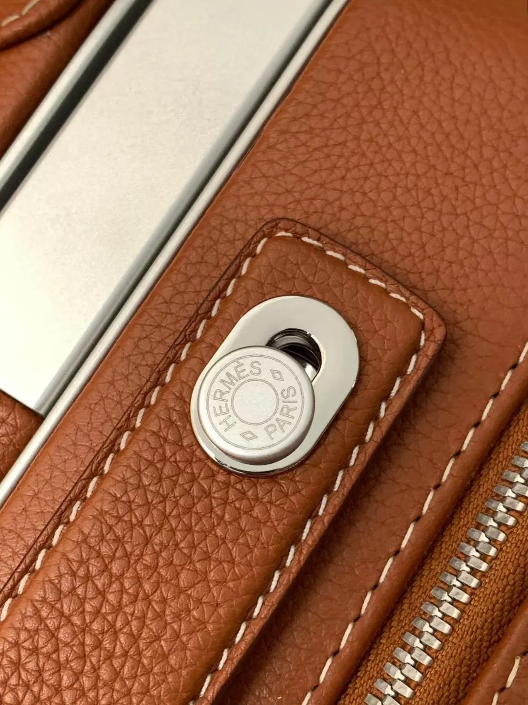 Brown Suitcase Travel Lightweight Leather