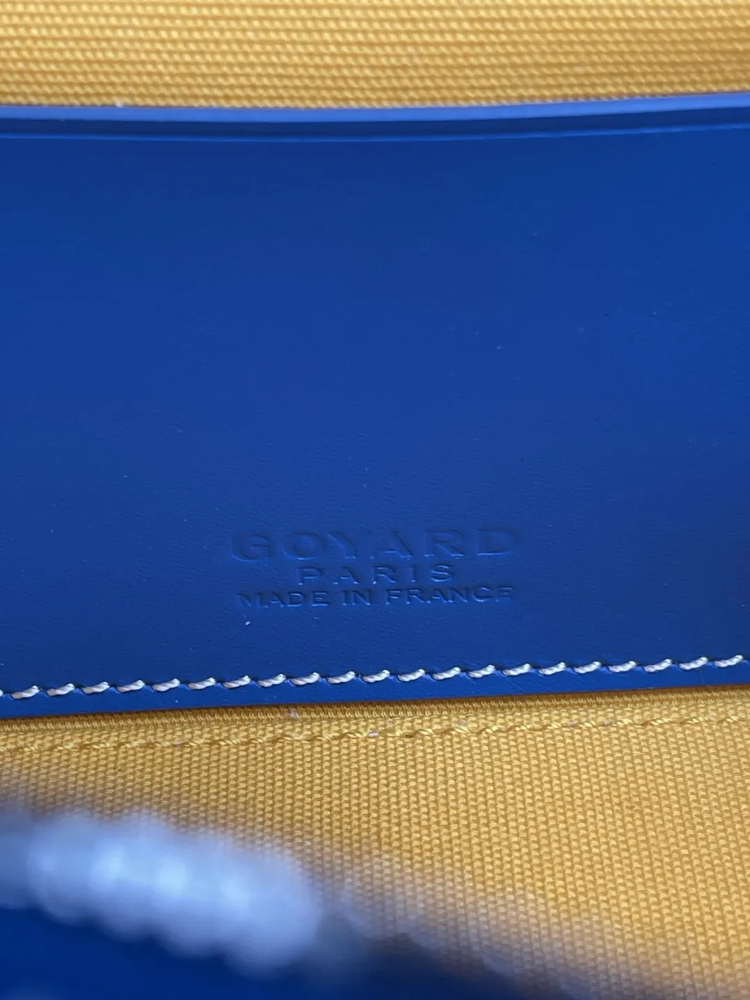 Goyard 藍色 小牛皮 化妝包 便携收納款(數字9) Goyard 藍色 小牛皮 化妝包 便携收納款(數字9)