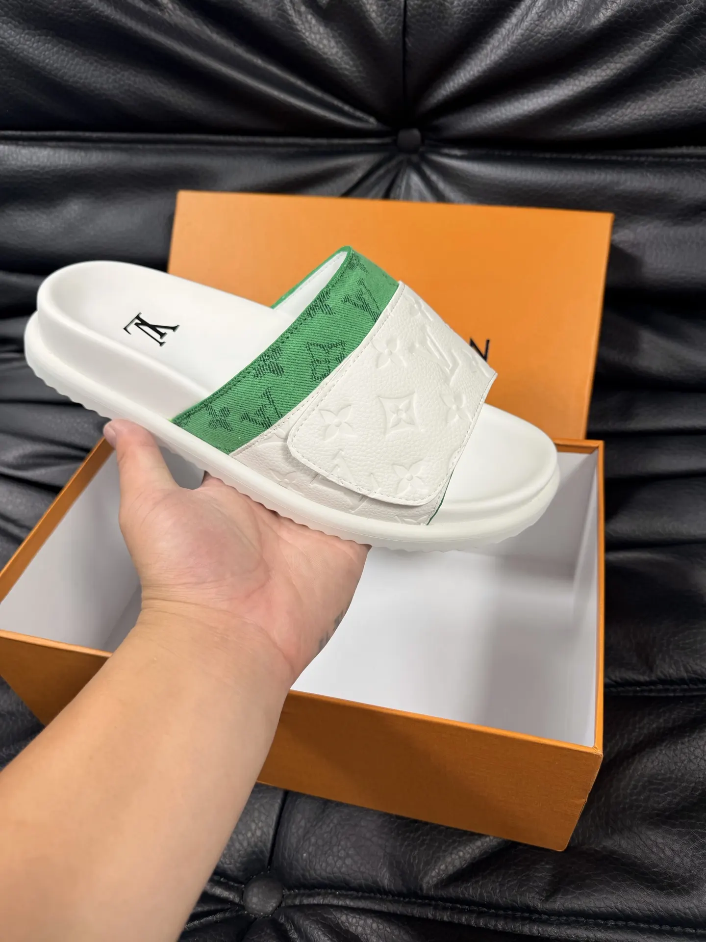LV Platform Slippers Casual Versatile | ORBUYBAG High-End Fashion Boutique