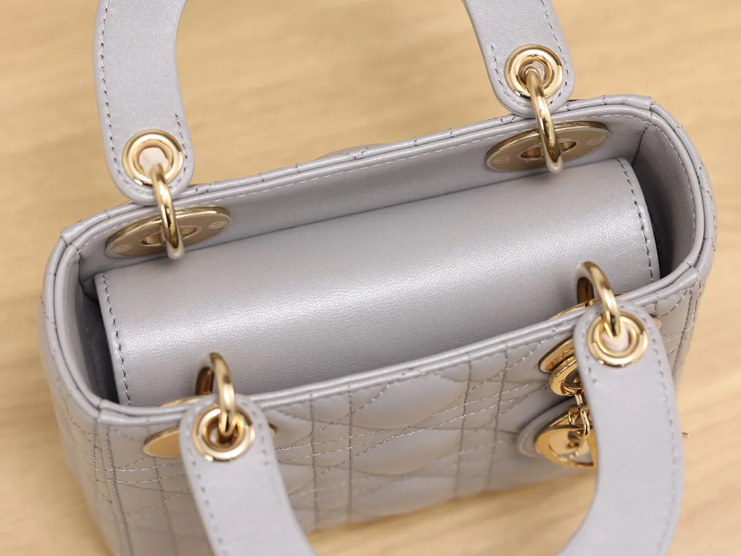 Dior Lady Dior Lady Sheepskin Clip Fine Accessories Handbag Image 7 Dior Lady Dior Lady Sheepskin Clip Fine Accessories Handbag Image 7