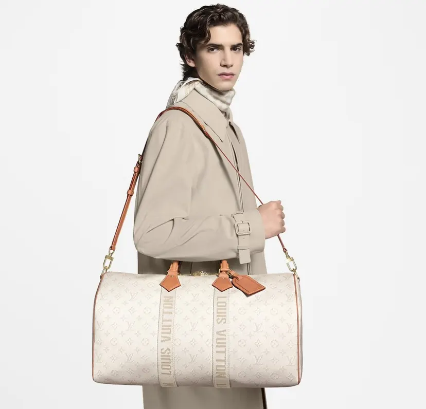 Keepall 牛皮 旅行袋 大容量旅行款