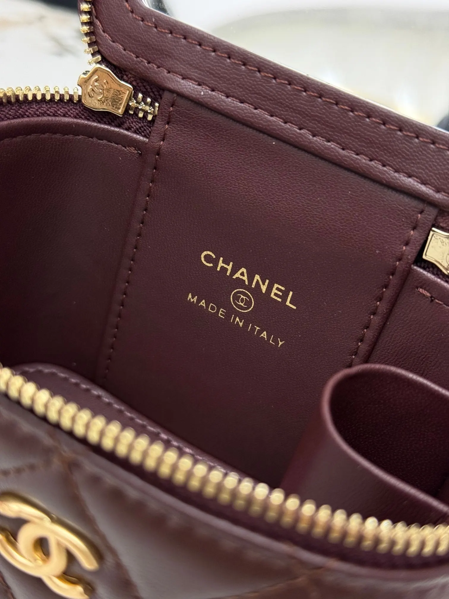 CHANEL 金色 羊皮 鏈條包 精致鏈條款(數字9) CHANEL 金色 羊皮 鏈條包 精致鏈條款(數字9)