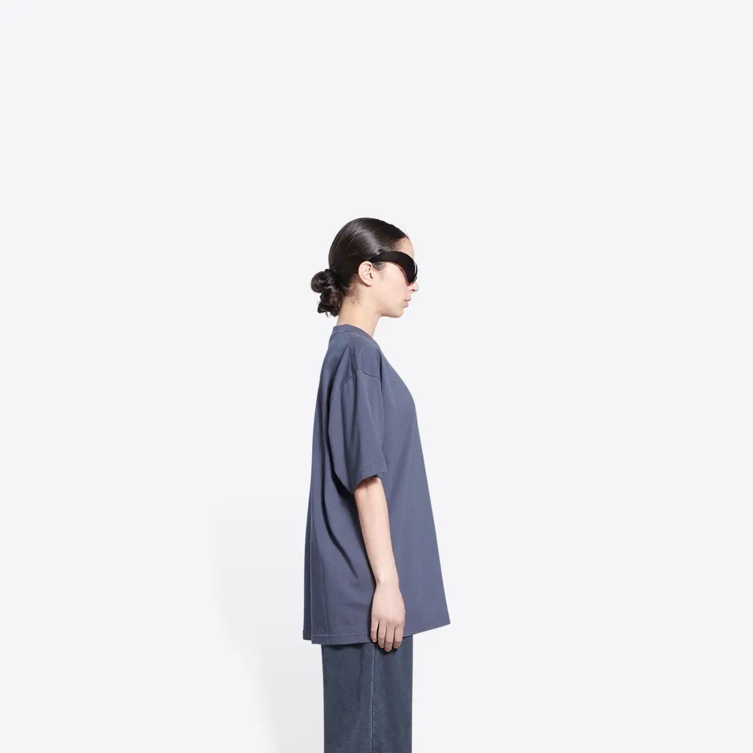 Balenciaga 米白 純棉 Logo 短袖T恤(數字9) Balenciaga 米白 純棉 Logo 短袖T恤(數字9)