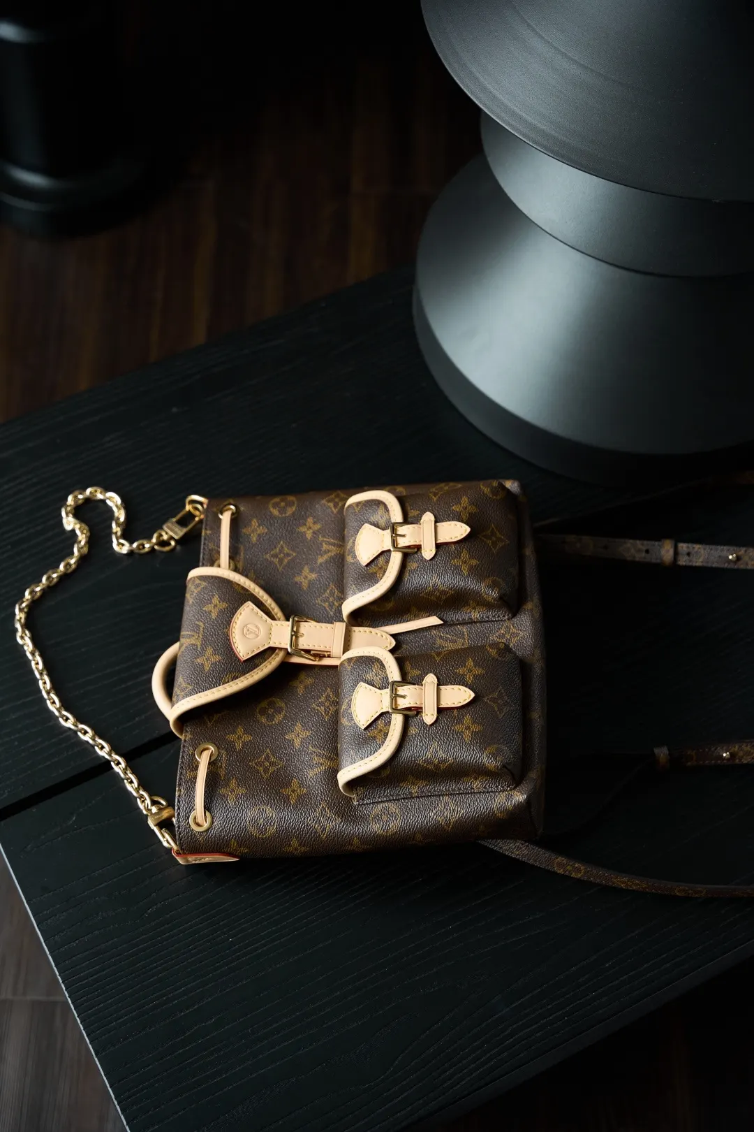 Monogram Backpack Leather