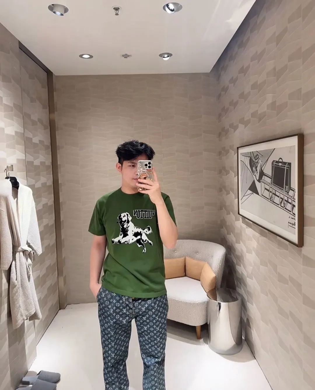 Louis Vuitton 26SS 绿色 T恤