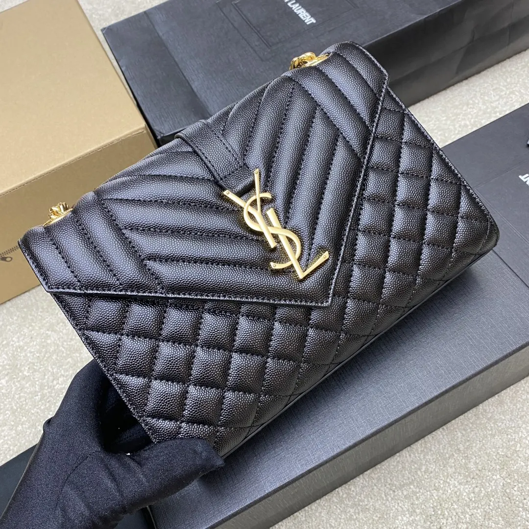 黑色 牛皮 批 精品专供 黑色球纹 金链 鏈條包 精致鏈條款