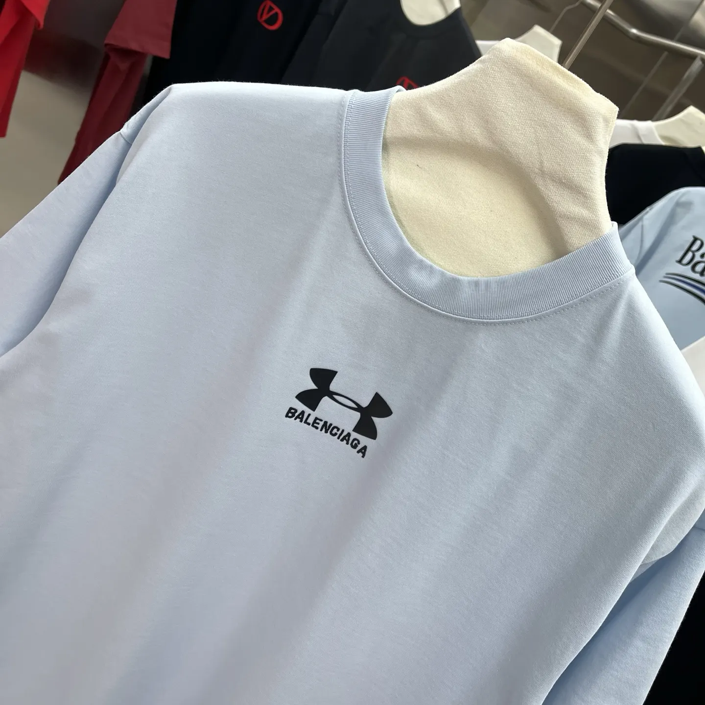 Balenciaga 黑色 纯棉 短袖T恤