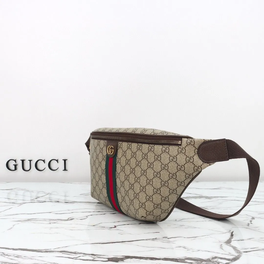 Gucci 款号 杏啡 尺寸 宽 腰包 休闲腰包款