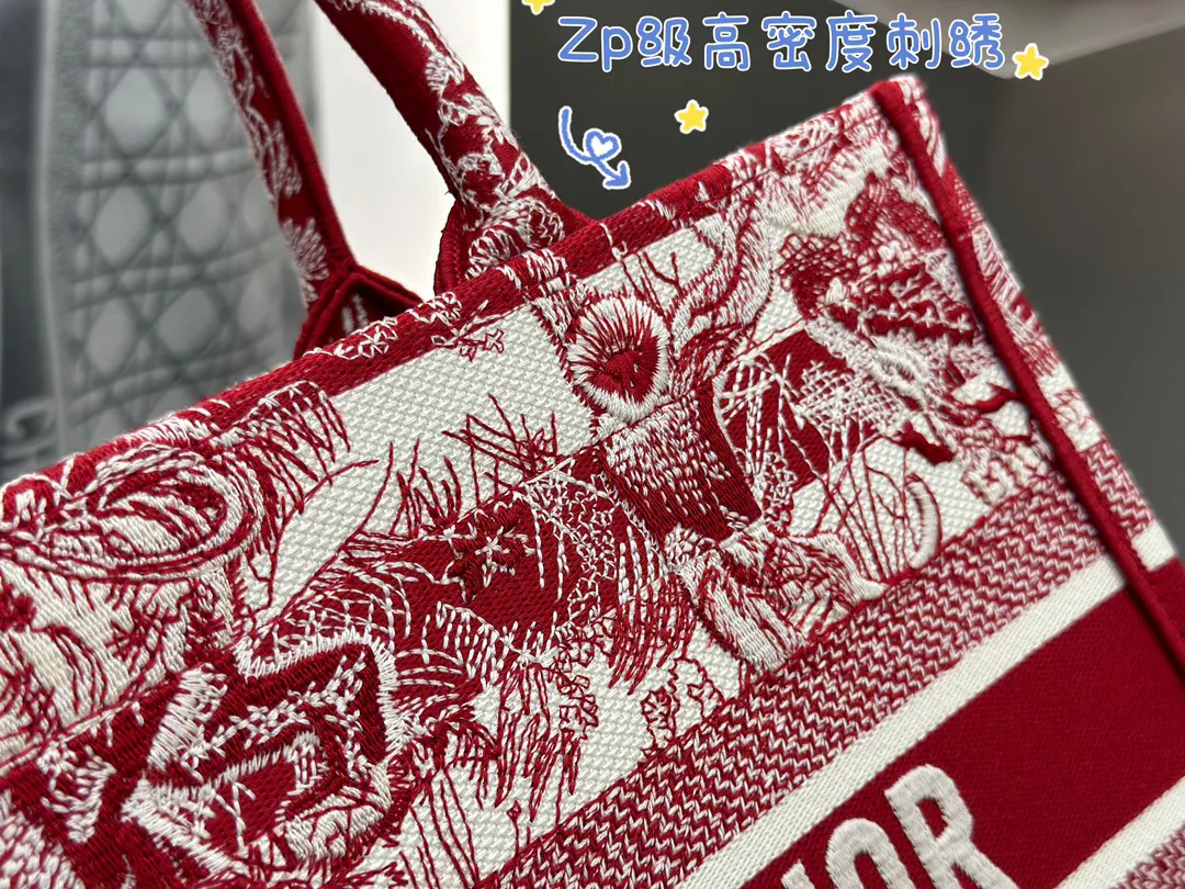 紅色 中号托特 条纹紅老虎 托特包 大容量托特款