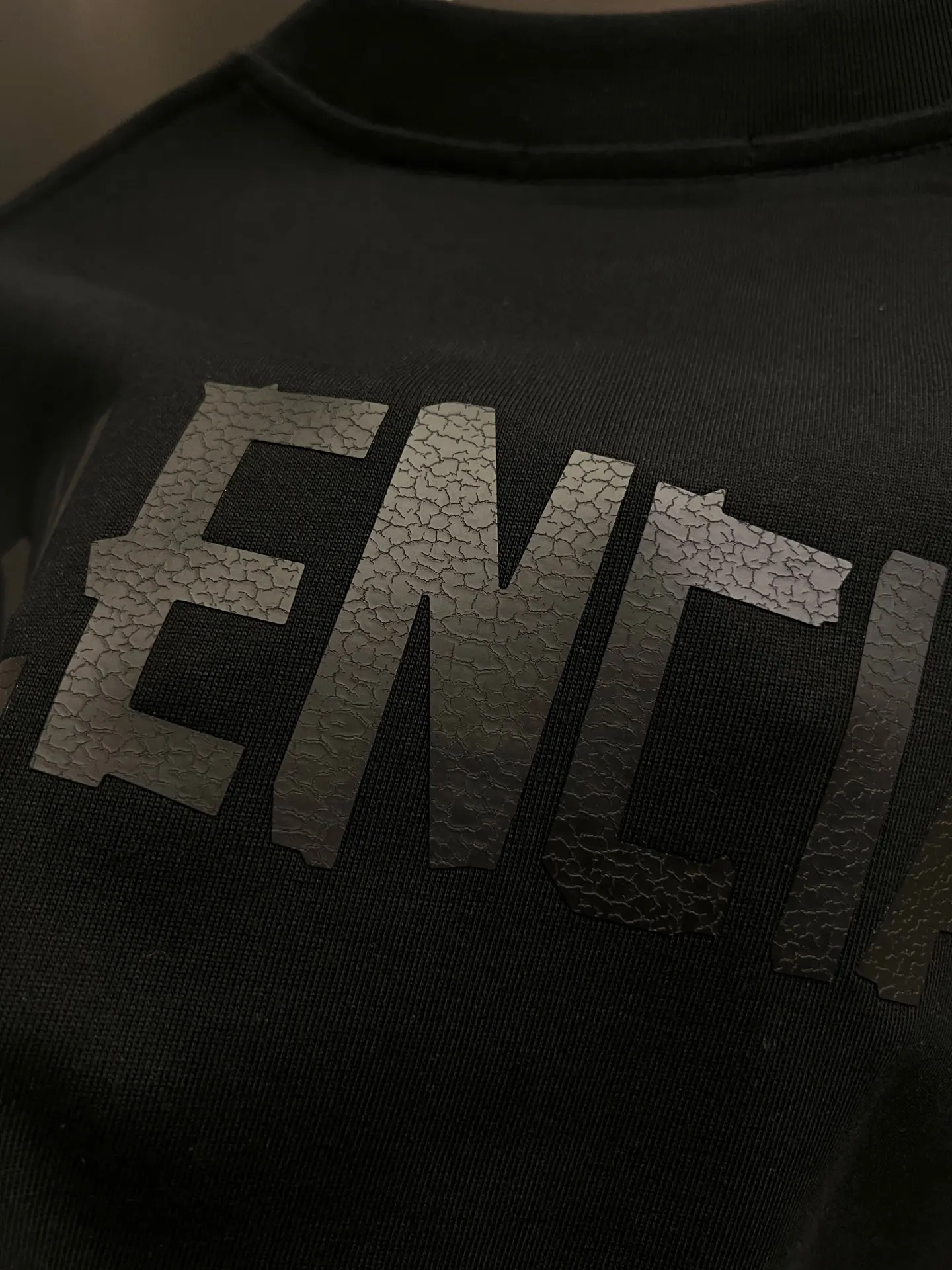 Balenciaga Black Cotton Logo Short Sleeve T-Shirt Loose