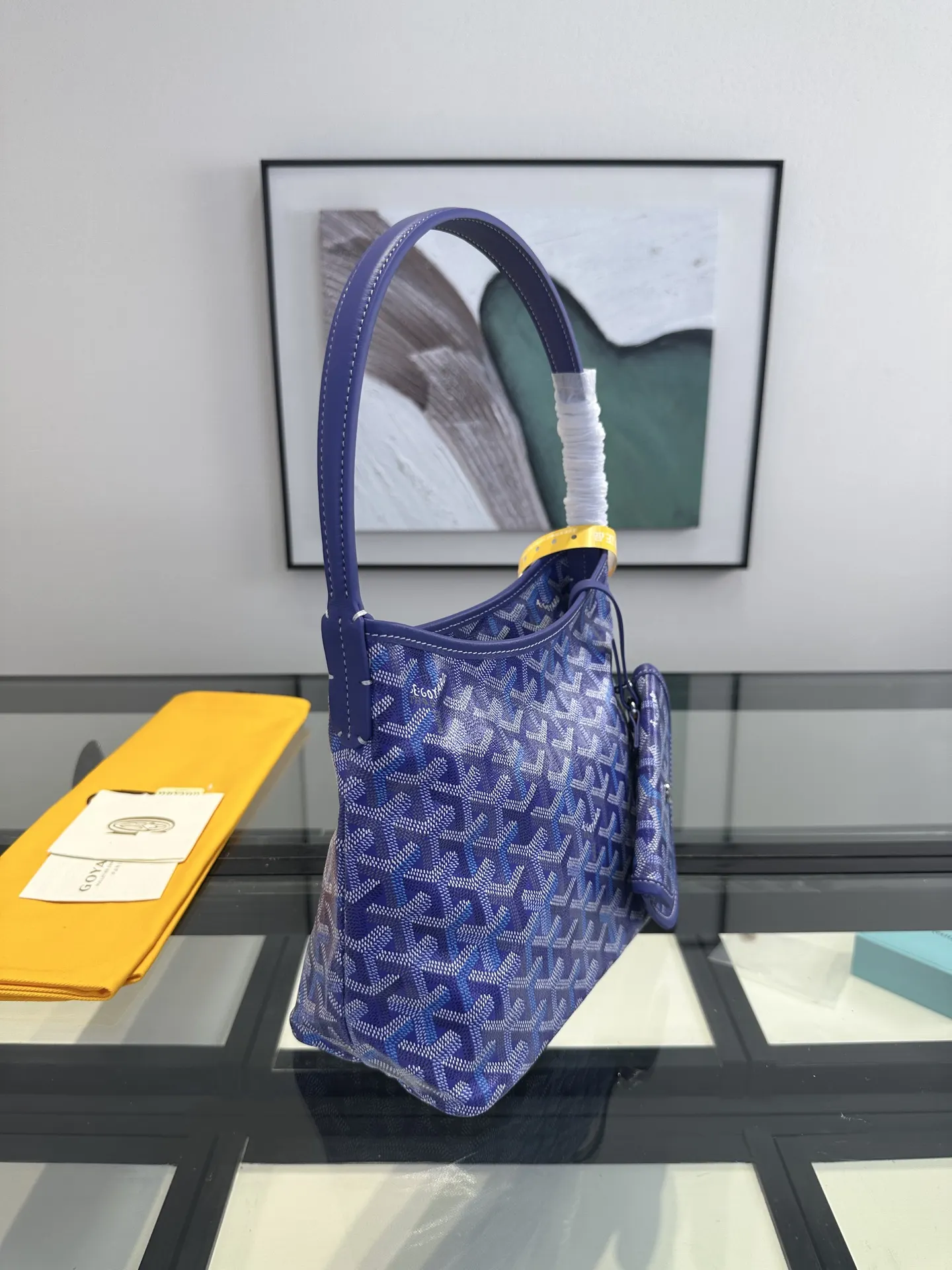 Goyard Hobo 戈雅 迷你hobo 腋下包 蓝莓紫 四季炫彩 托特包 大容量托特款