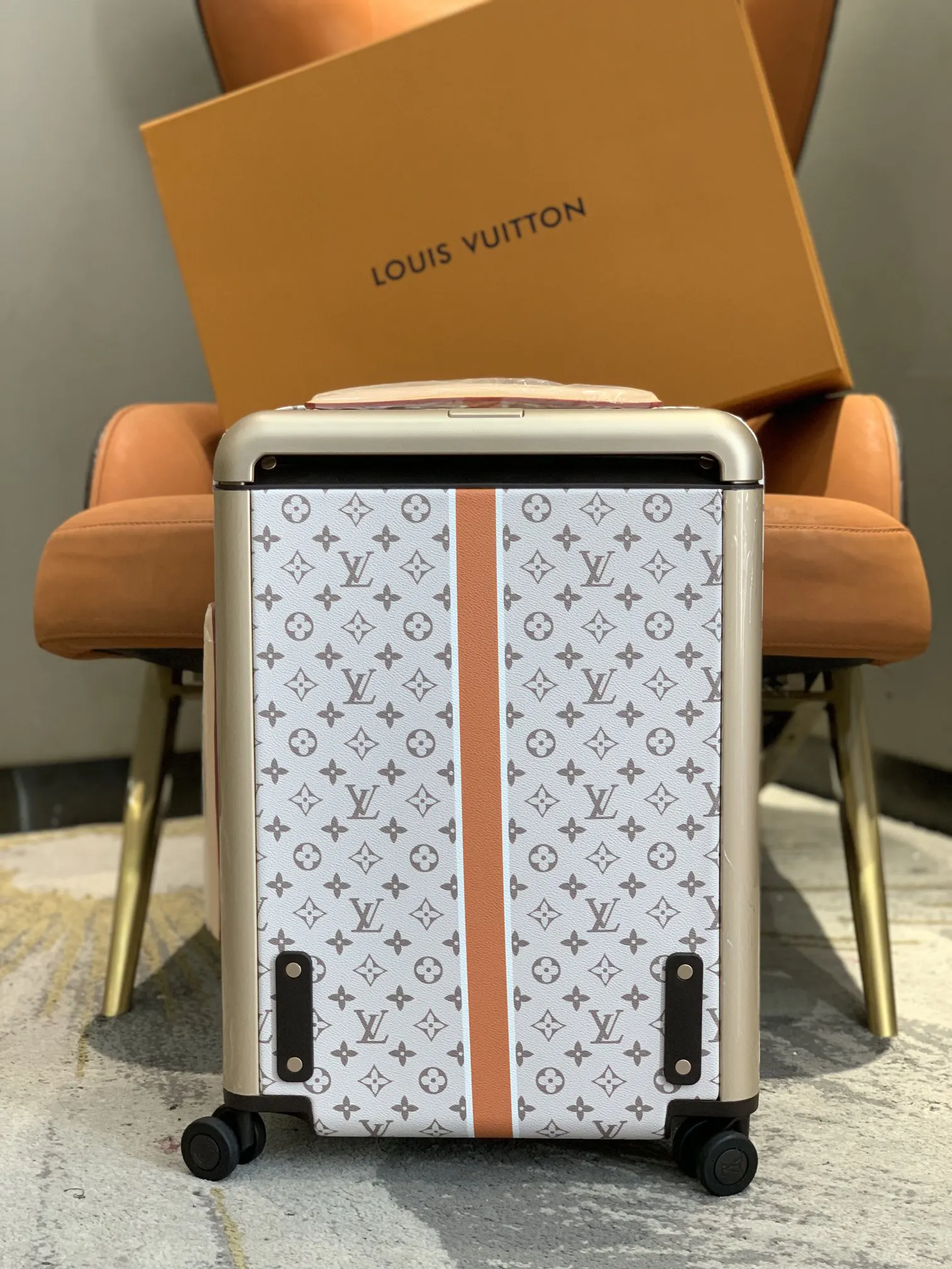 Gray Silver Suitcase Travel Lightweight