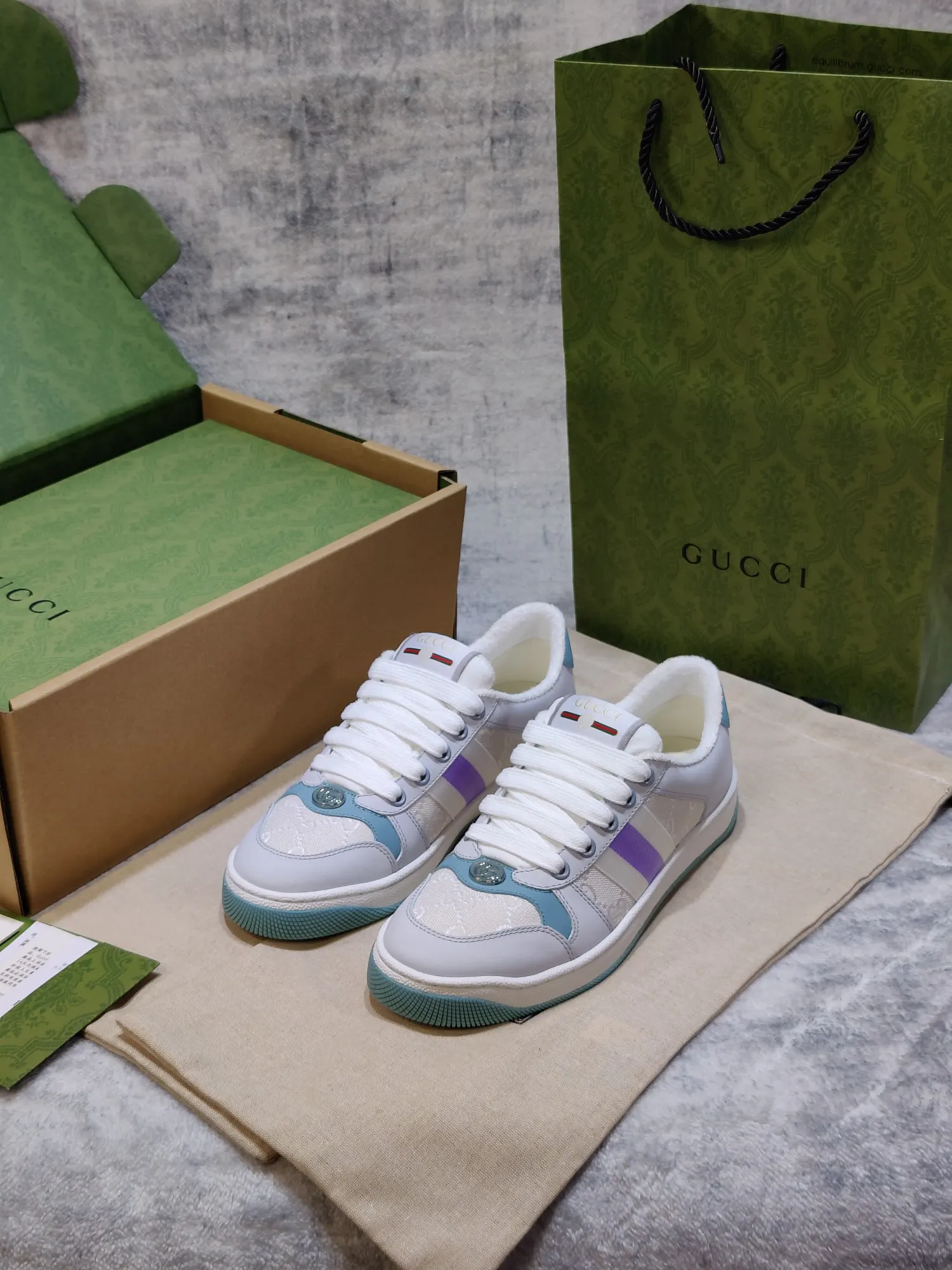Gucci Logo休閒運動鞋