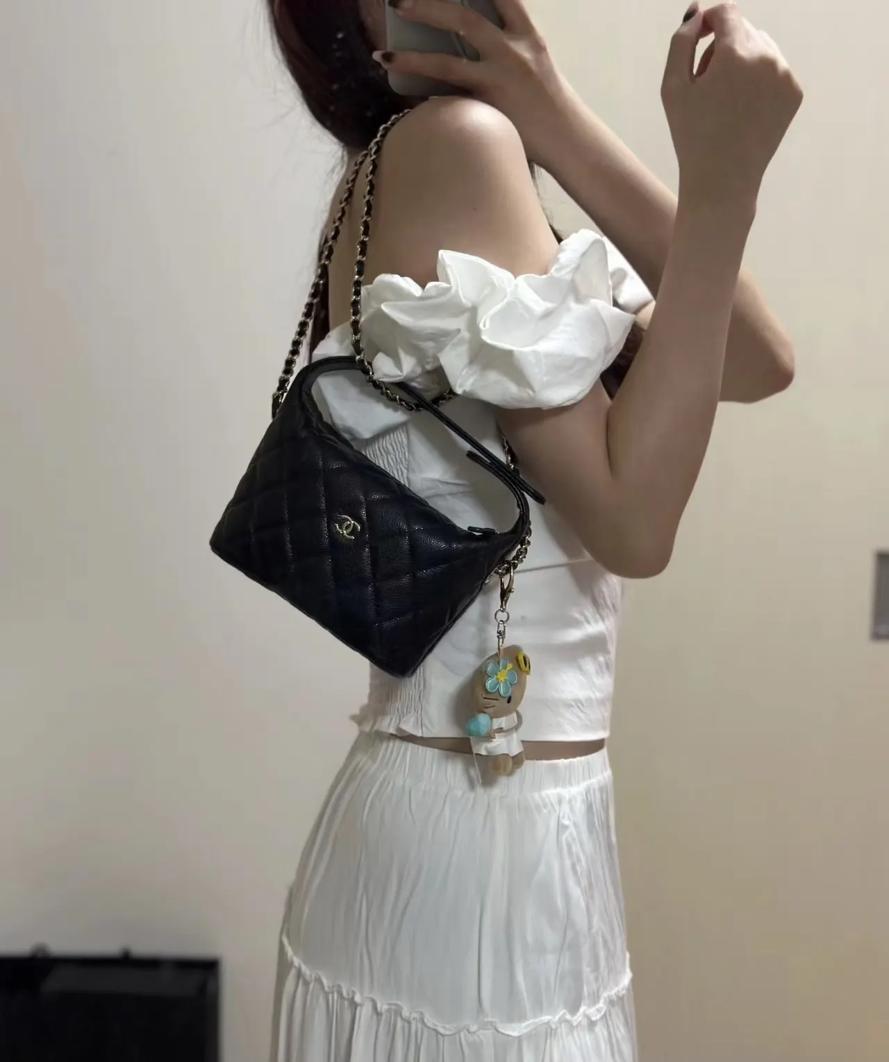 饭盒包 绝对物超所值 容量特别棒 而且 鏈條包 精致鏈條款