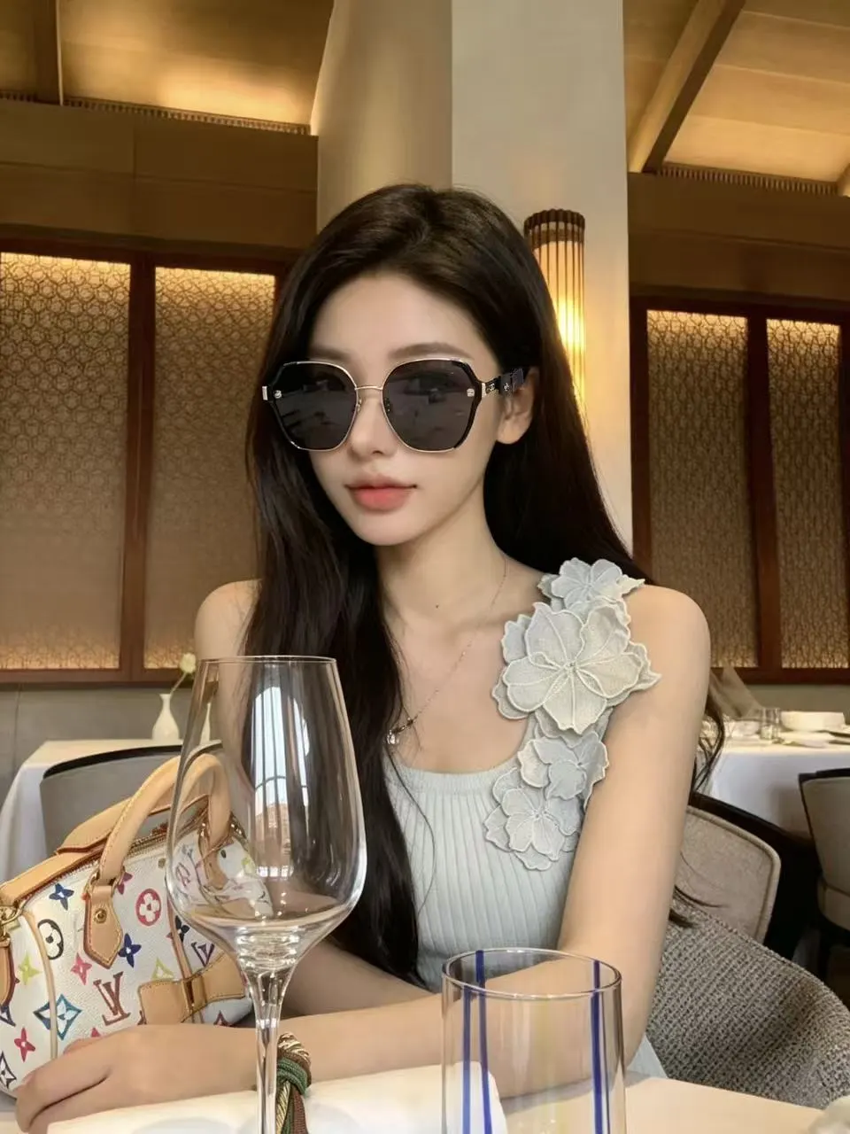 Chanel 墨镜 時尚防晒 太陽鏡