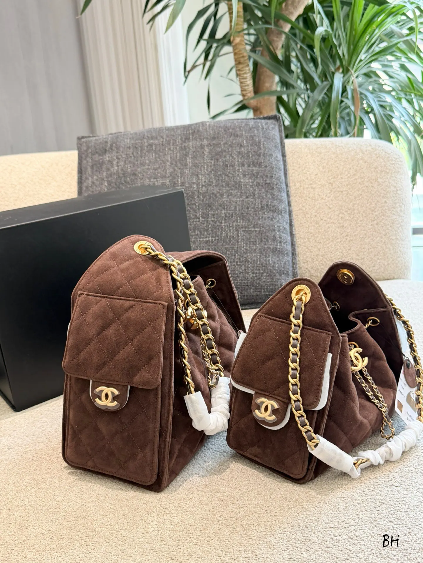 Chanel Brown Chain Bag