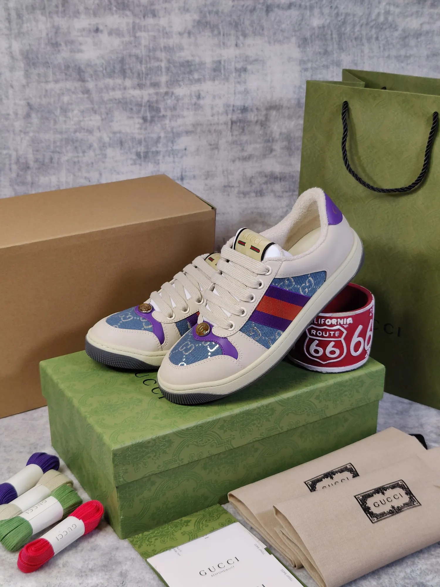 Gucci Logo休闲运动鞋 百搭款