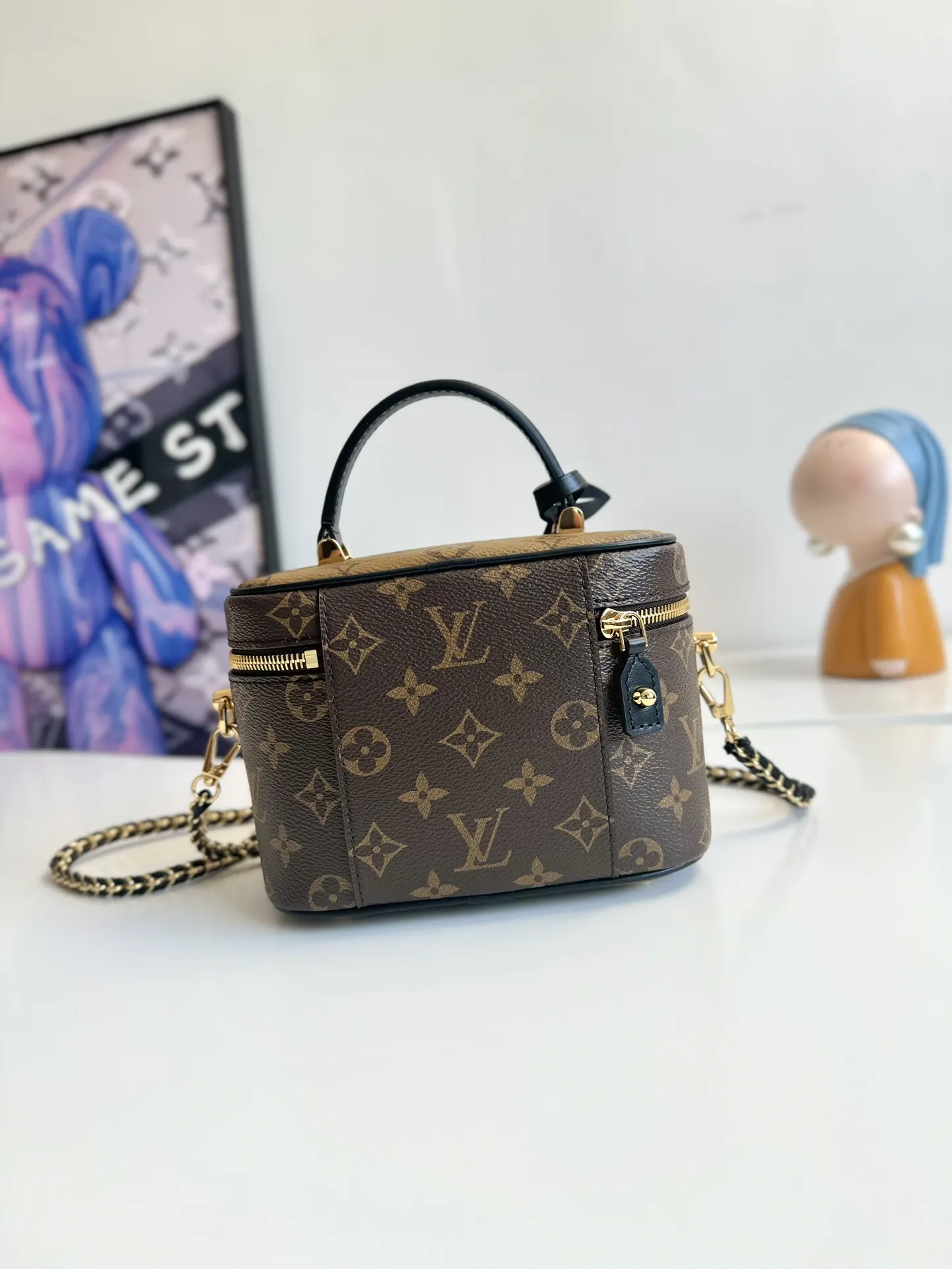 LV 帆布 鏈條包 精致鏈條款