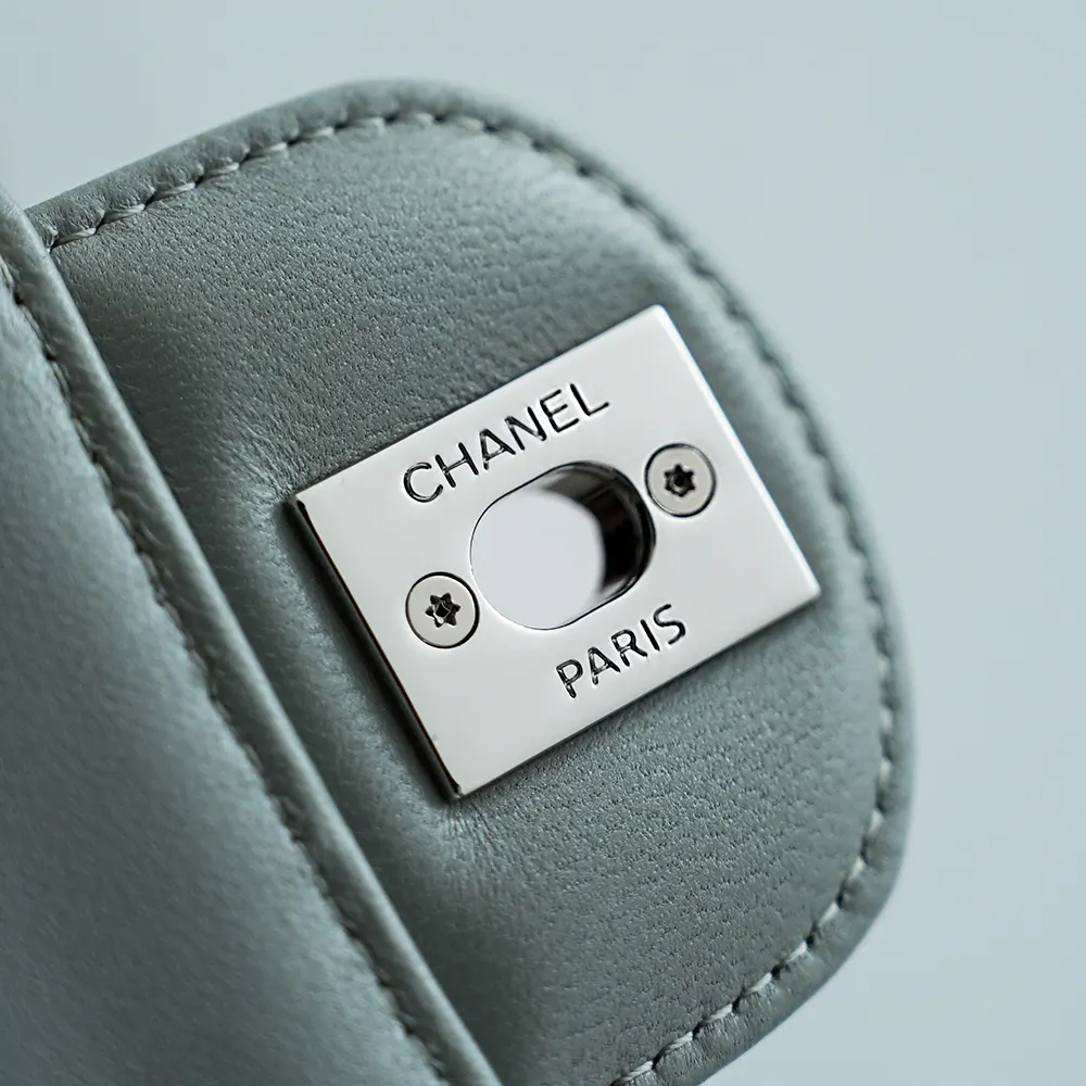 Gray Chain Bag