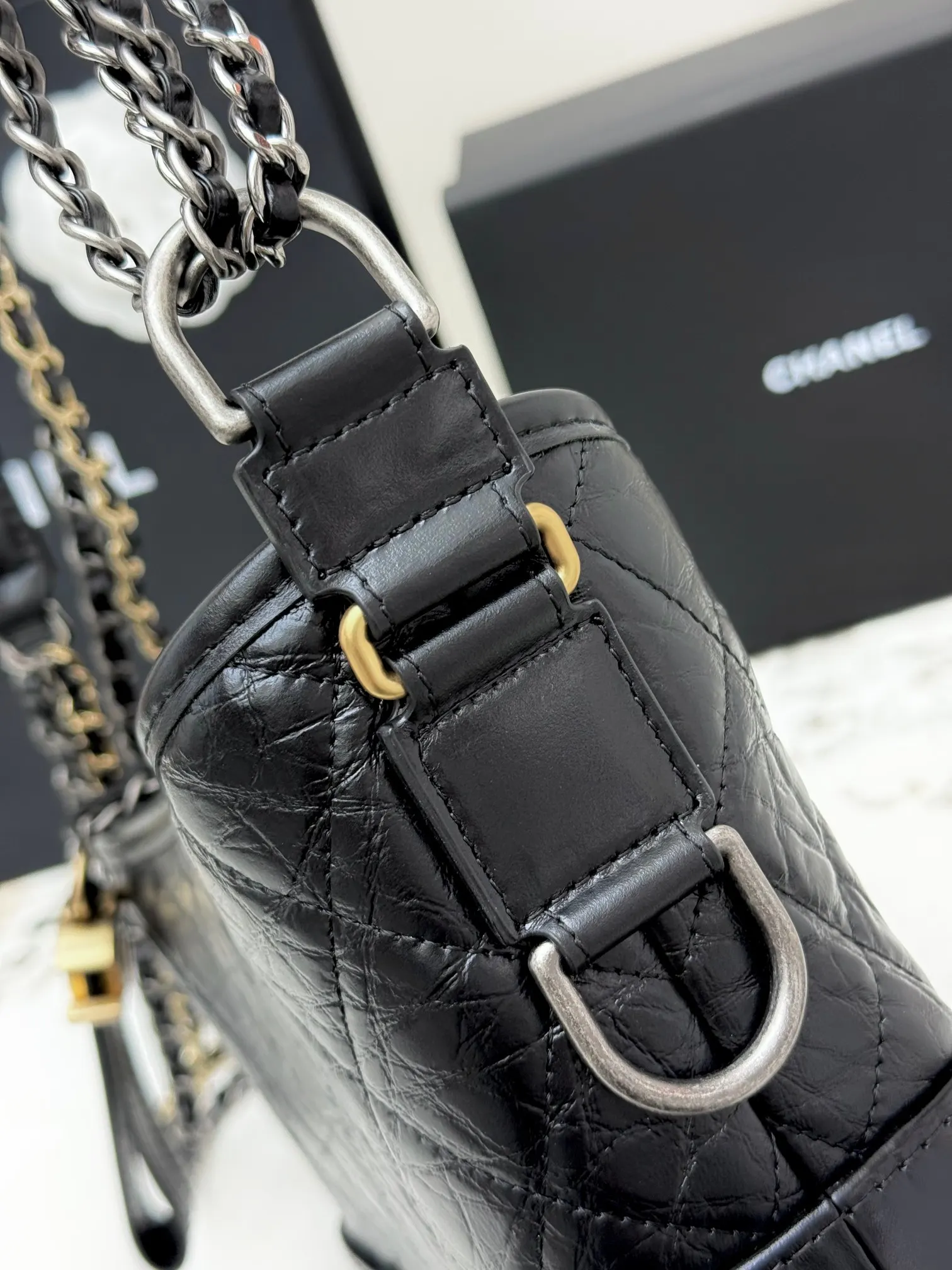 CHANEL 牛皮 链条包 精致链条款