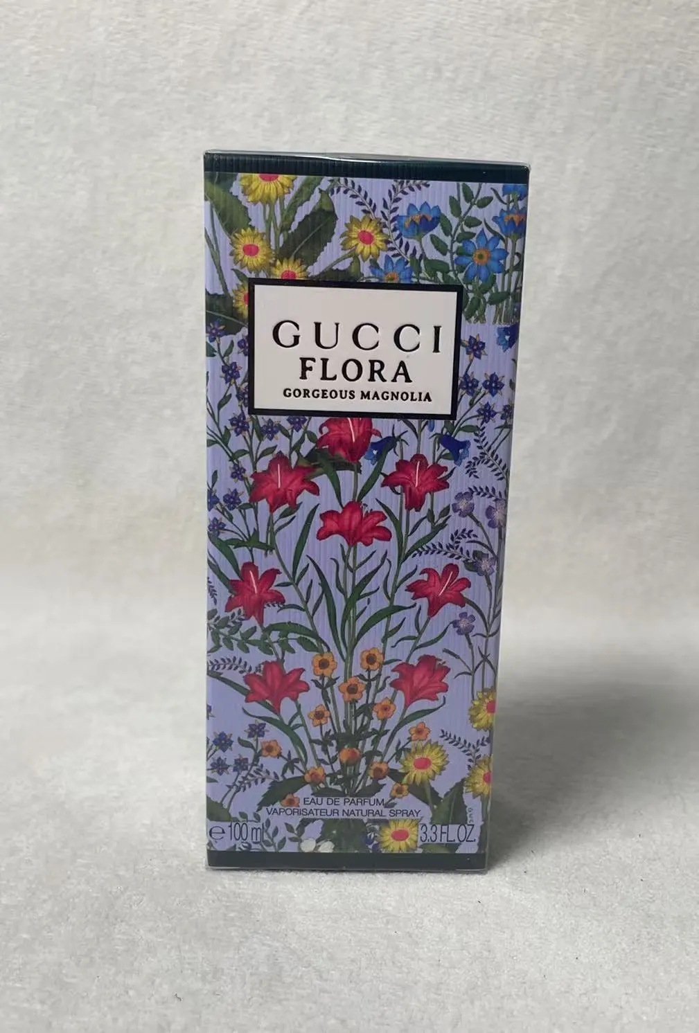 Gucci Flora Women'S Fragrance Gift Set With Purple Floral Bottle