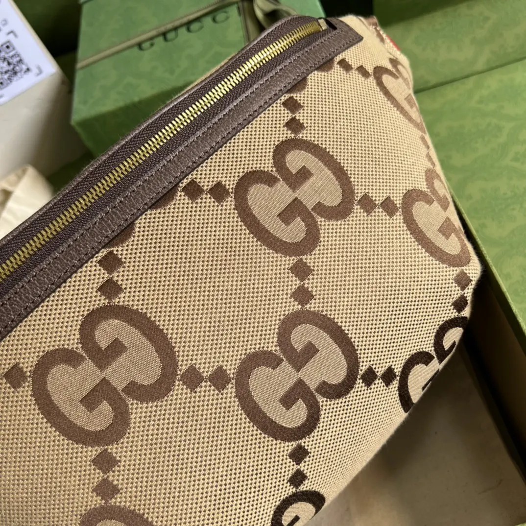 Brown Belt Bag Casual Canvas