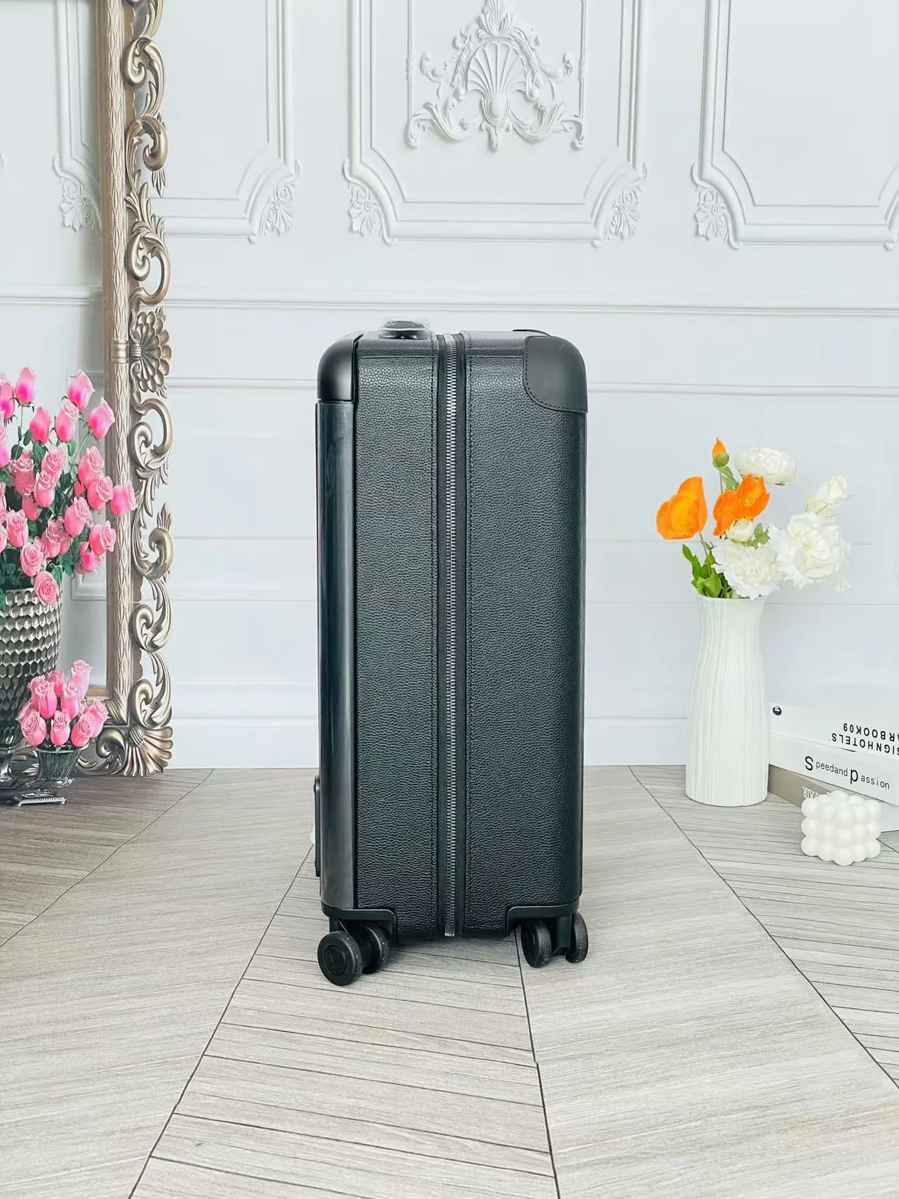 LV 老花 帆布 行李箱 旅行拉杆款 輕便出行款