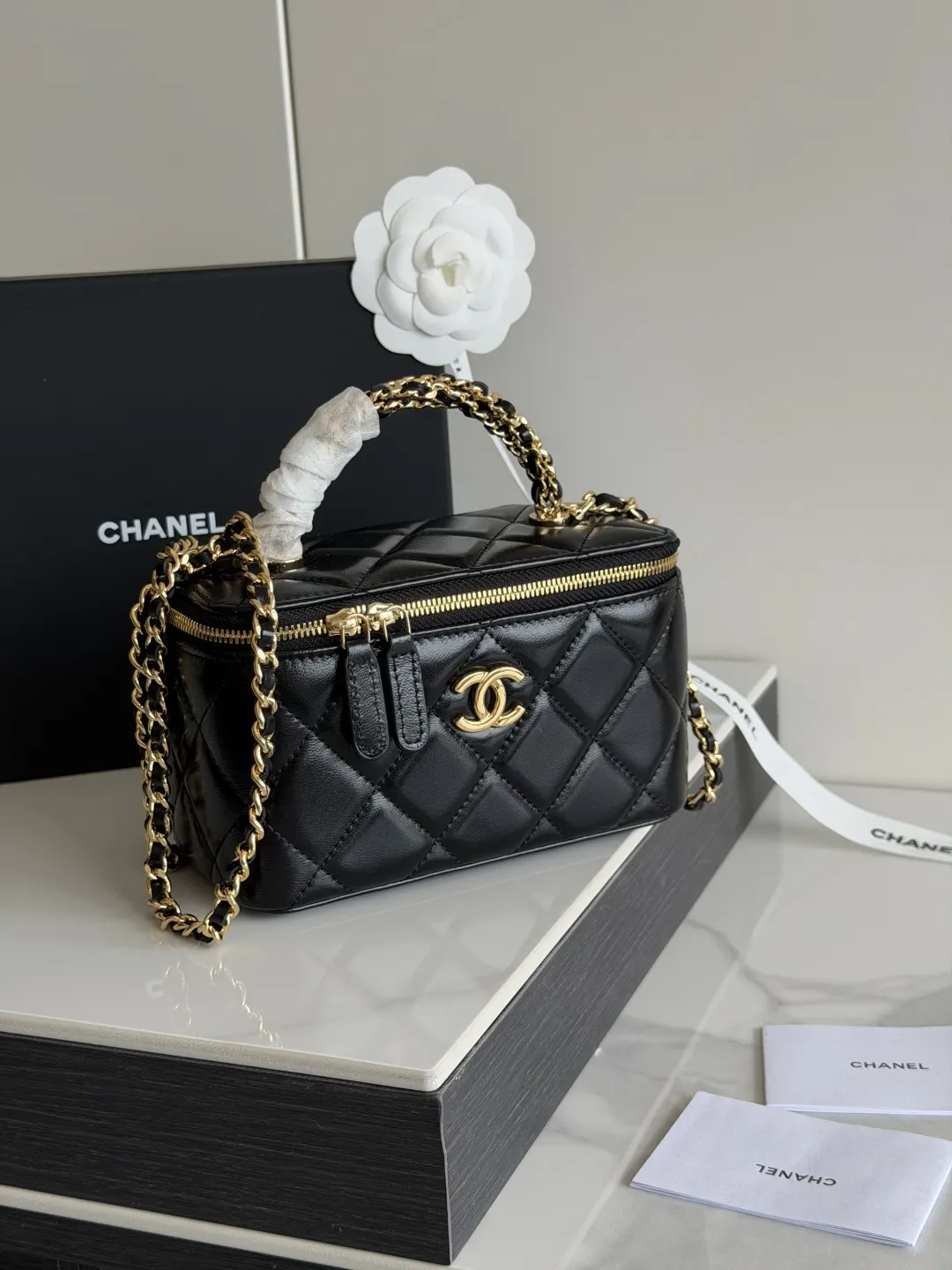 Chanel Top Handle Bag Commuter Classic