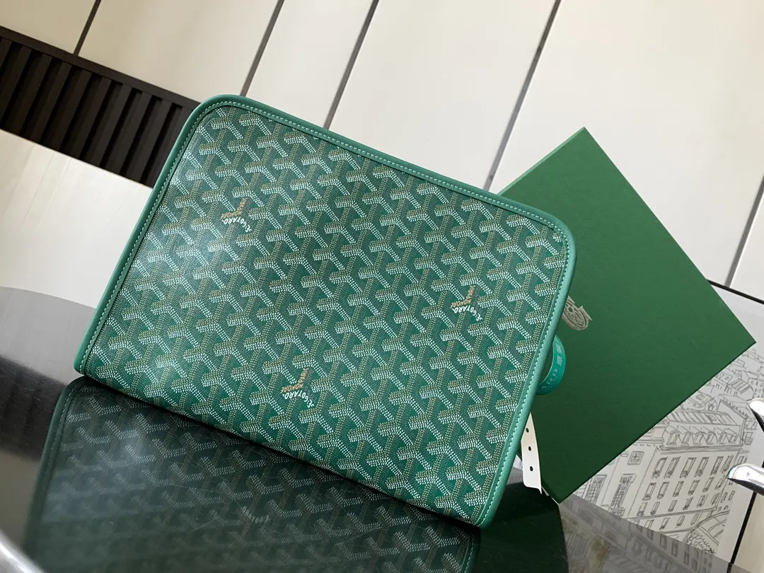 Goyard 綠色 化妝包 便携收納款