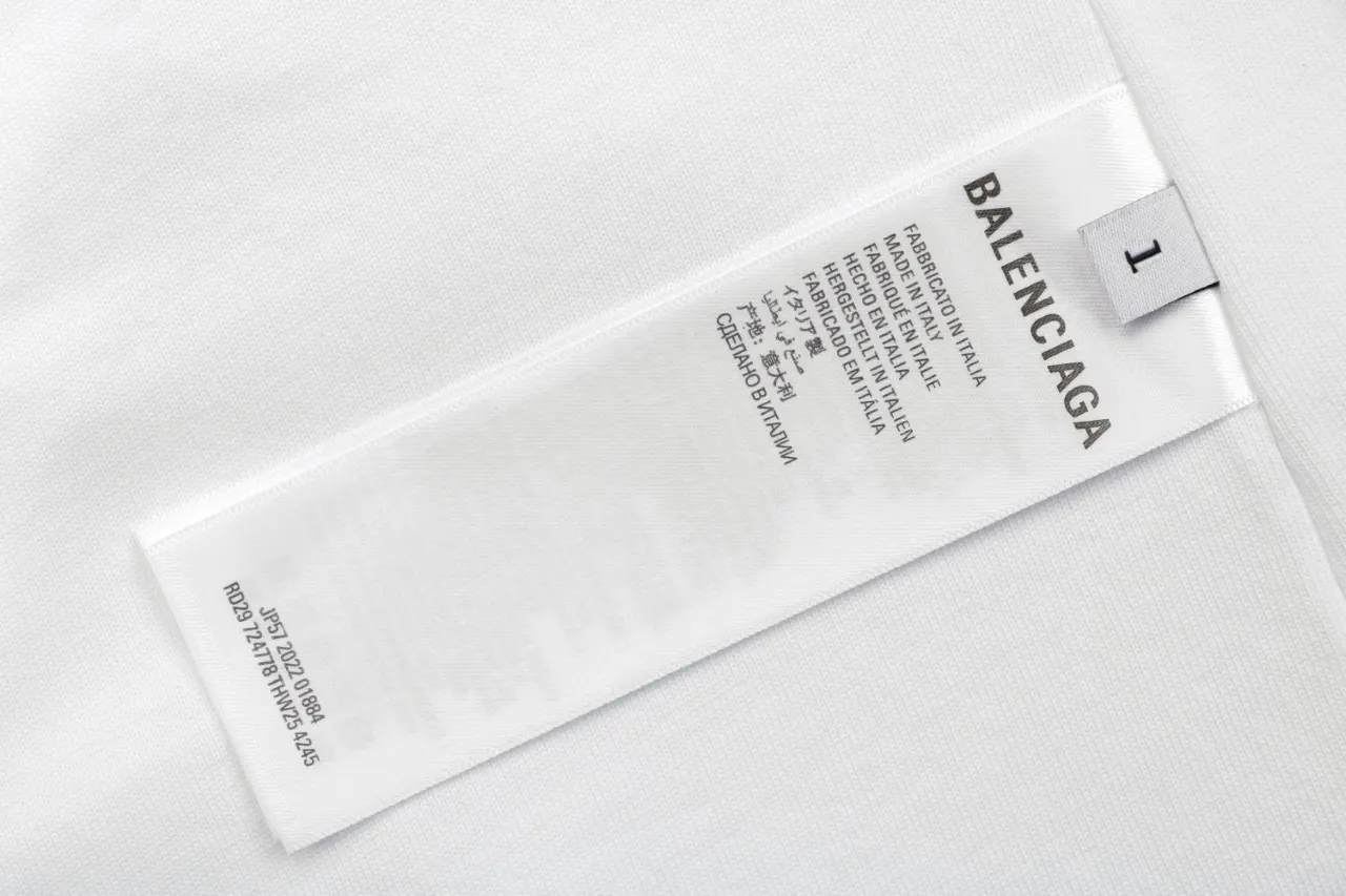 Balenciaga 純棉 短袖T恤 宽松休閒(數字8) Balenciaga 純棉 短袖T恤 宽松休閒(數字8)