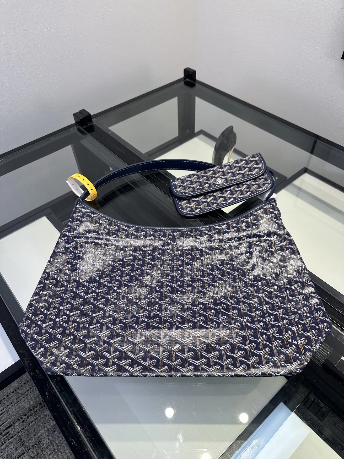 Goyard Hobo 戈雅 狗牙 腋下包 宝蓝 四季衣橱的 隐 复古腋下背款