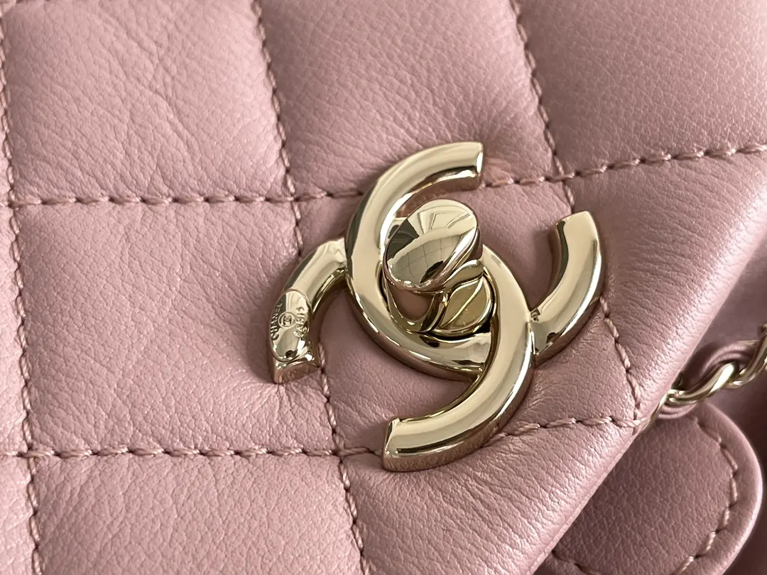 Pink Backpack Leather