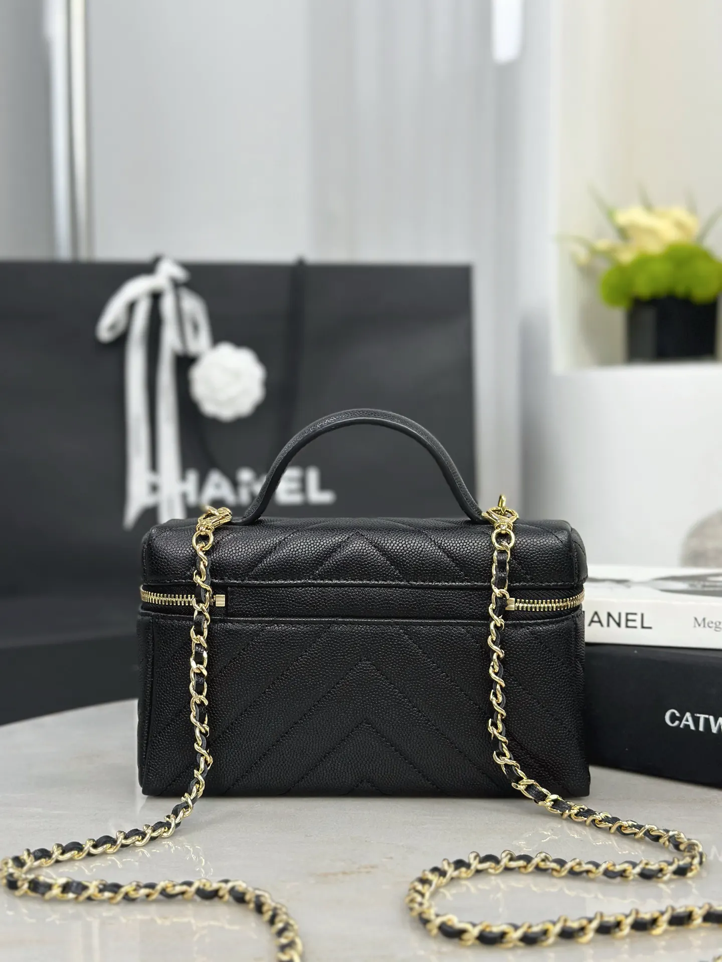 Chanel 荔枝紋牛皮19 Bag鏈條包 單肩斜挎(數字3) Chanel 荔枝紋牛皮19 Bag鏈條包 單肩斜挎(數字3)