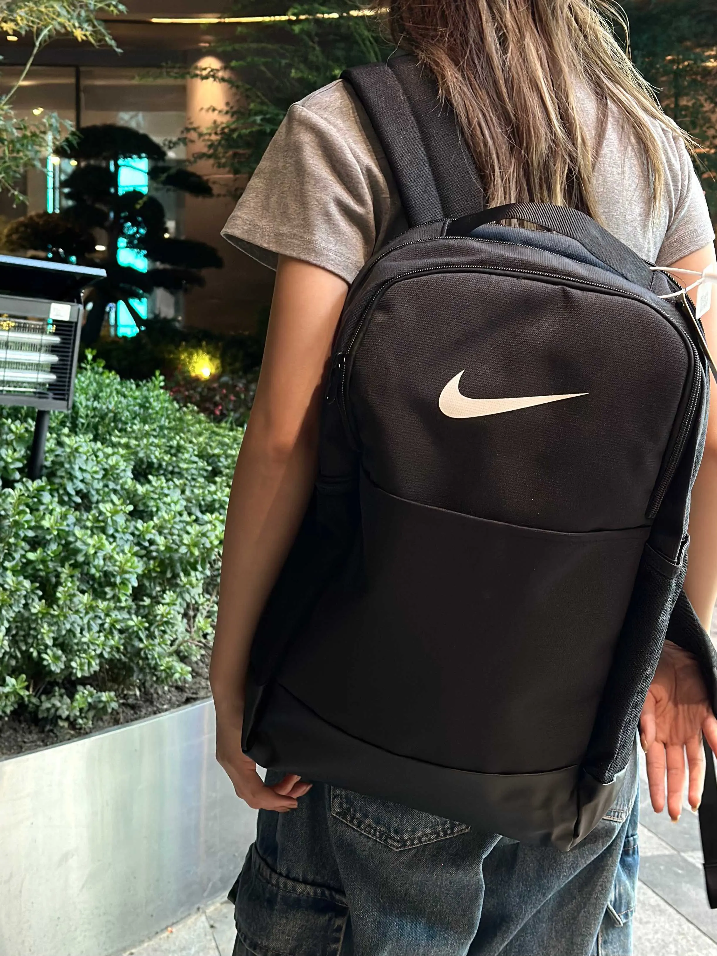 黑色 耐克nike高級黑單肩包男女同款 质量 日常單肩背款