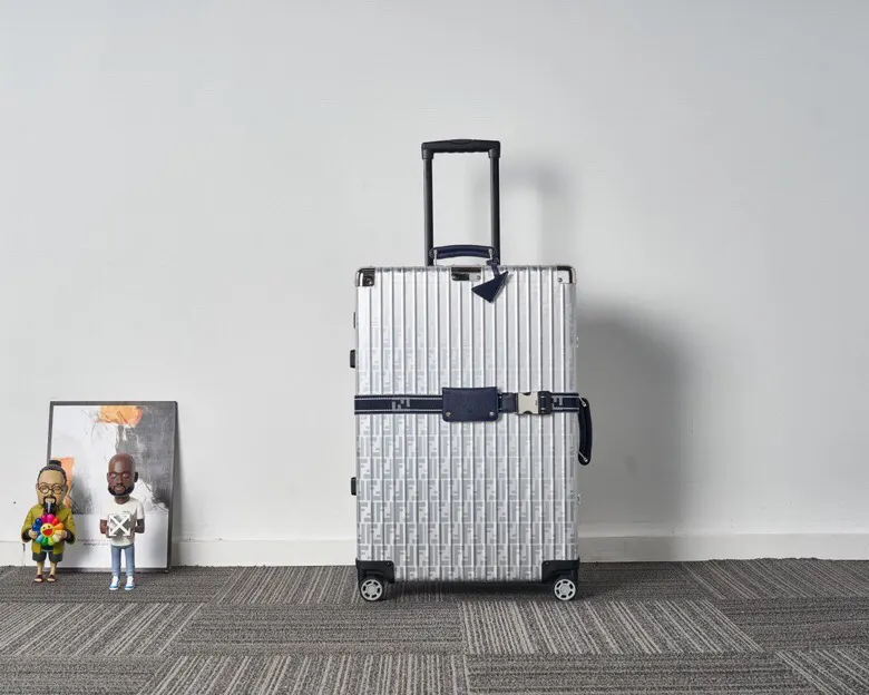 Black Blue Suitcase Travel Lightweight