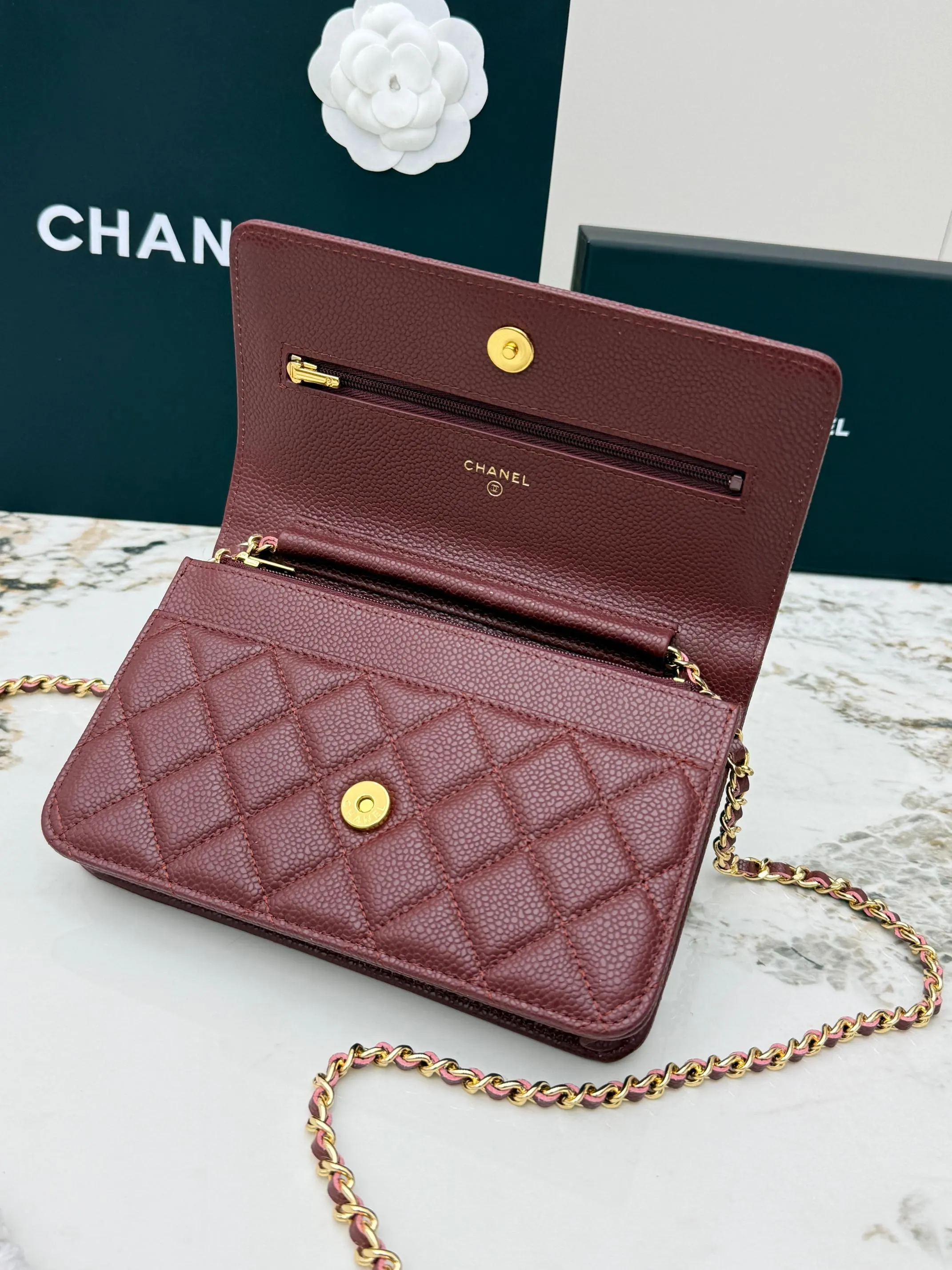 Chanel Chain Bag Leather