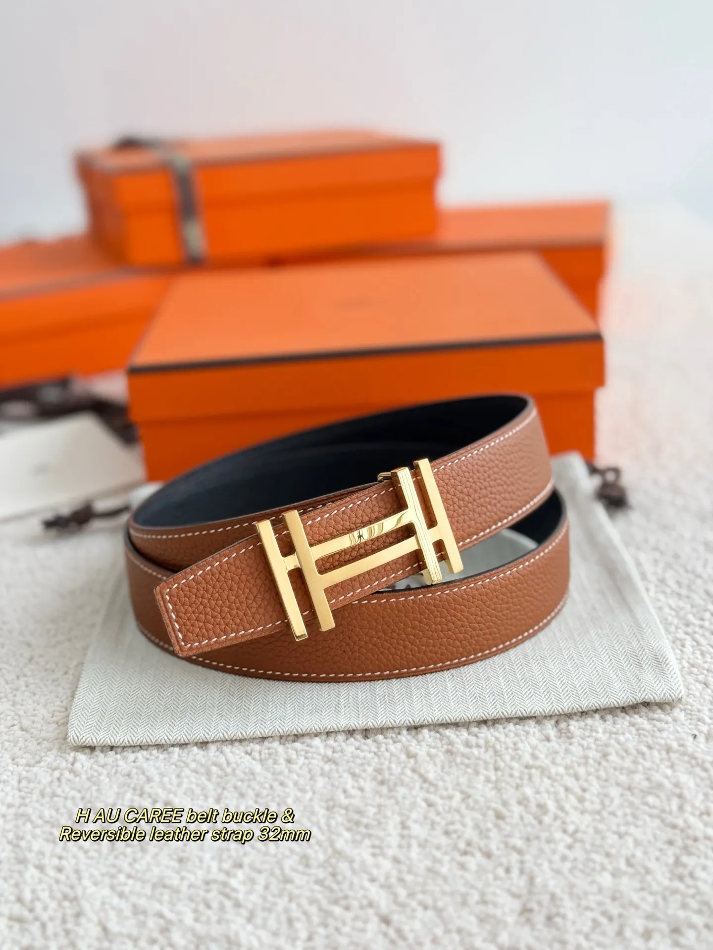 Hermès Togo牛皮 腰帶 精致配飾(數字8) Hermès Togo牛皮 腰帶 精致配飾(數字8)
