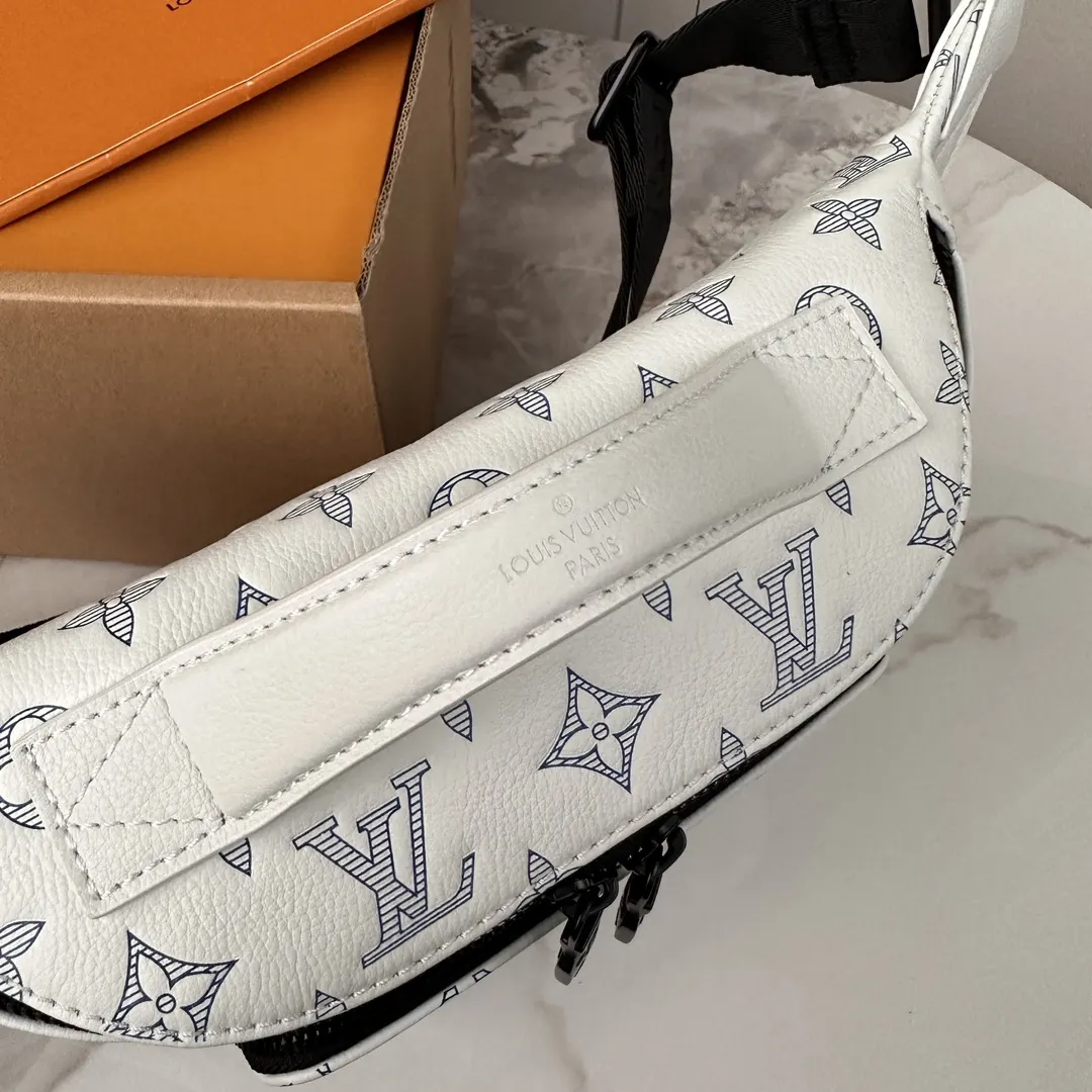 White Belt Bag Casual Leather
