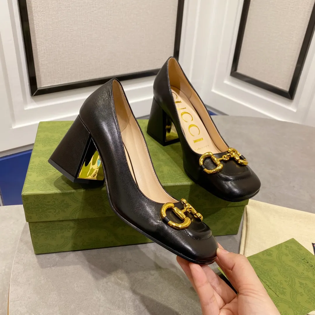 Gucci Horsebit 黑色 高跟鞋