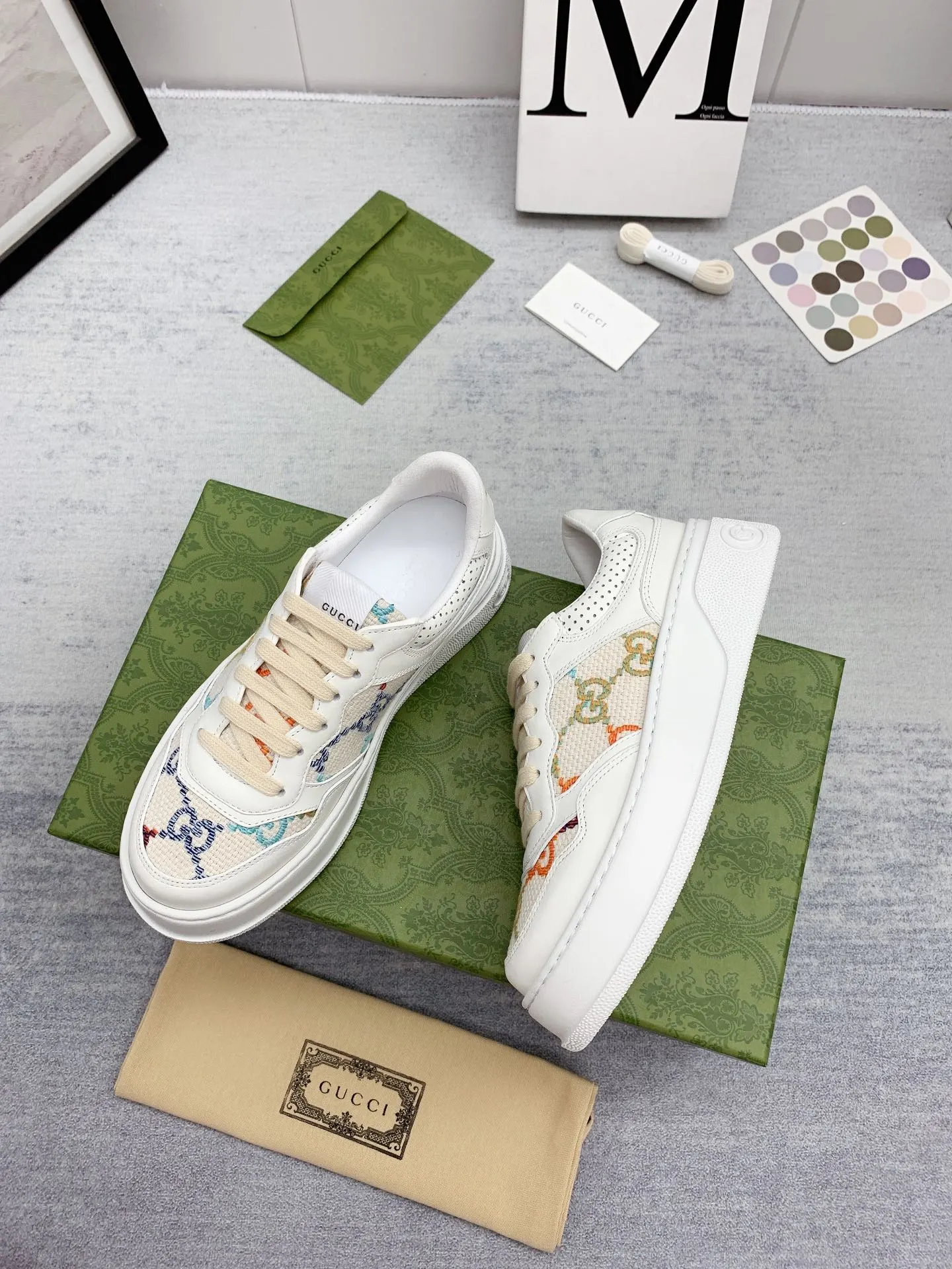 Gucci Logo休閒運動鞋
